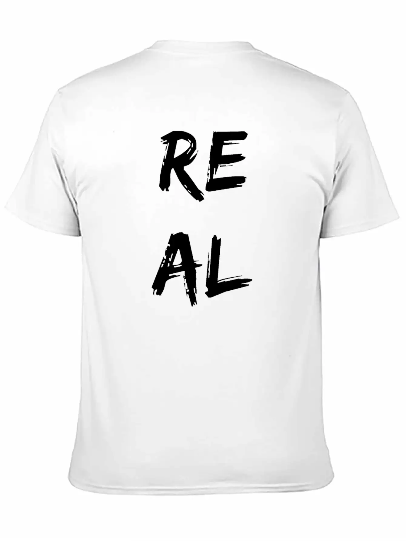 REAL Character Square Unisex Casual T-Shirt – Clean Design For Daily Comfort
