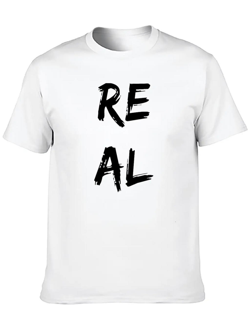 REAL Character Square Unisex Casual T-Shirt – Clean Design For Daily Comfort
