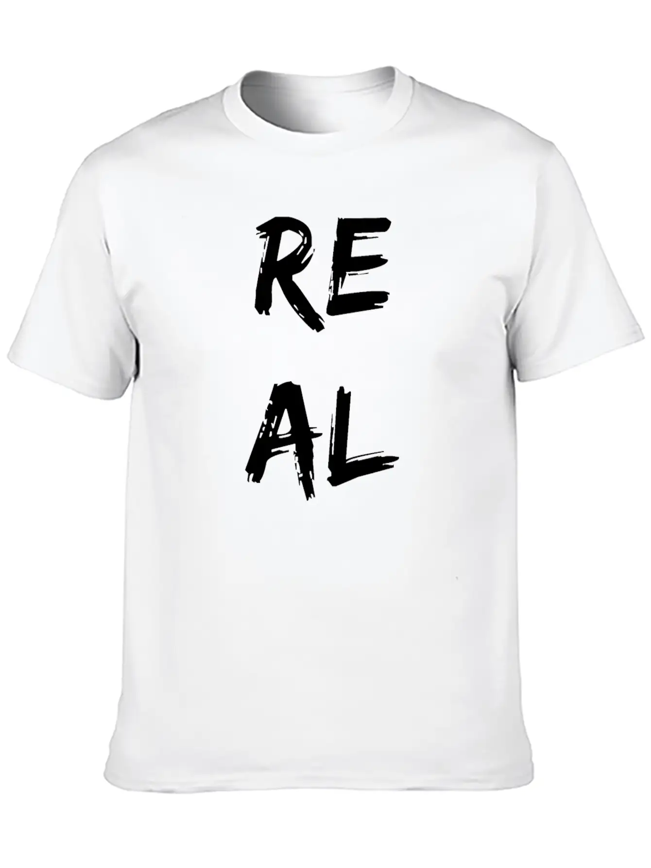 REAL Character Square Unisex Casual T-Shirt – Clean Design For Daily Comfort