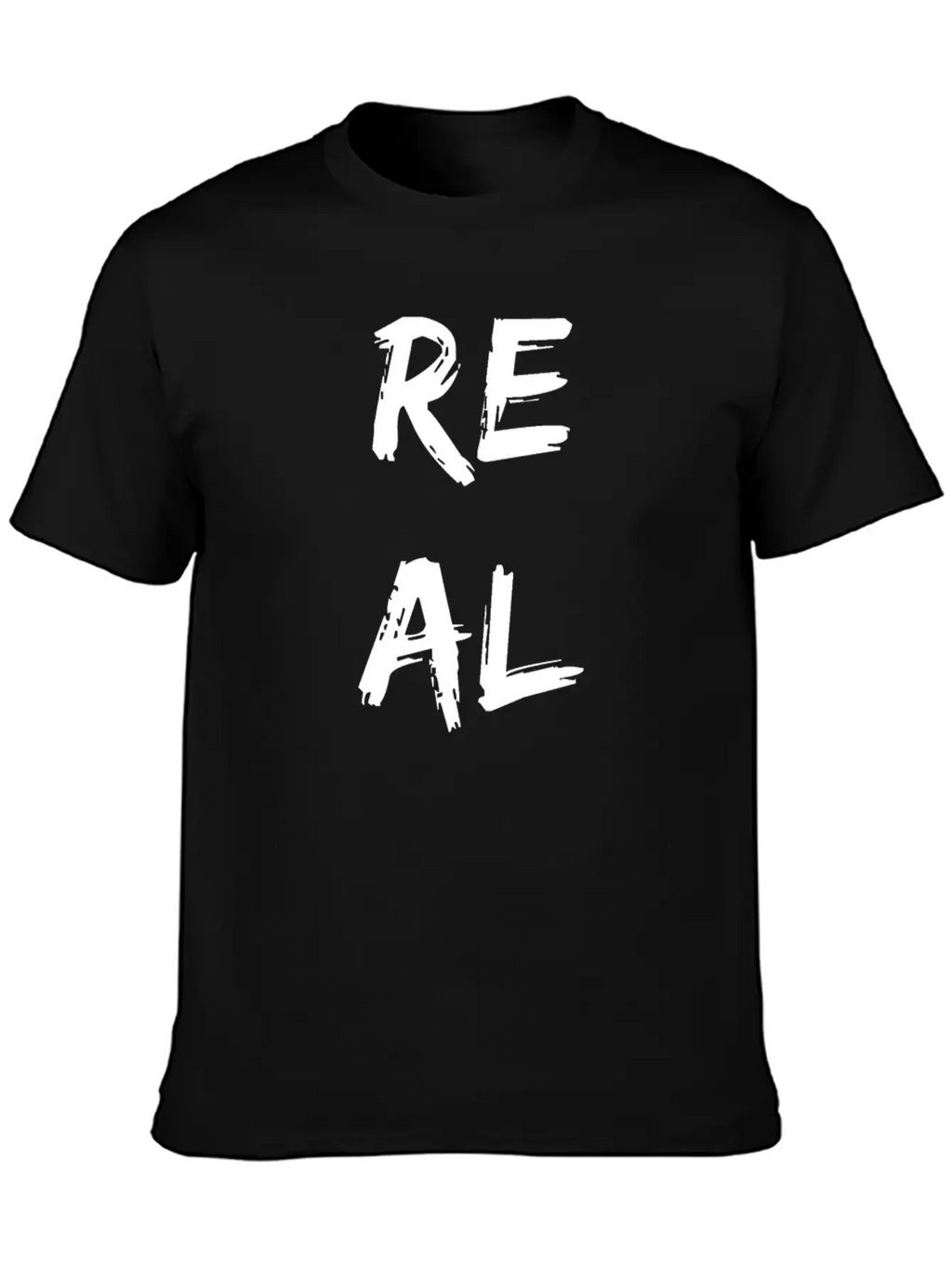 REAL Character Square Unisex Casual T-Shirt – Clean Design For Daily Comfort