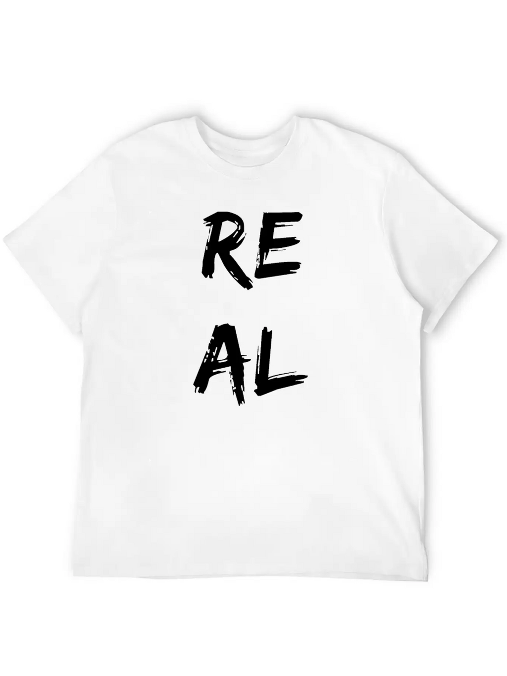 REAL Character Square Unisex Casual T-Shirt – Clean Design For Daily Comfort