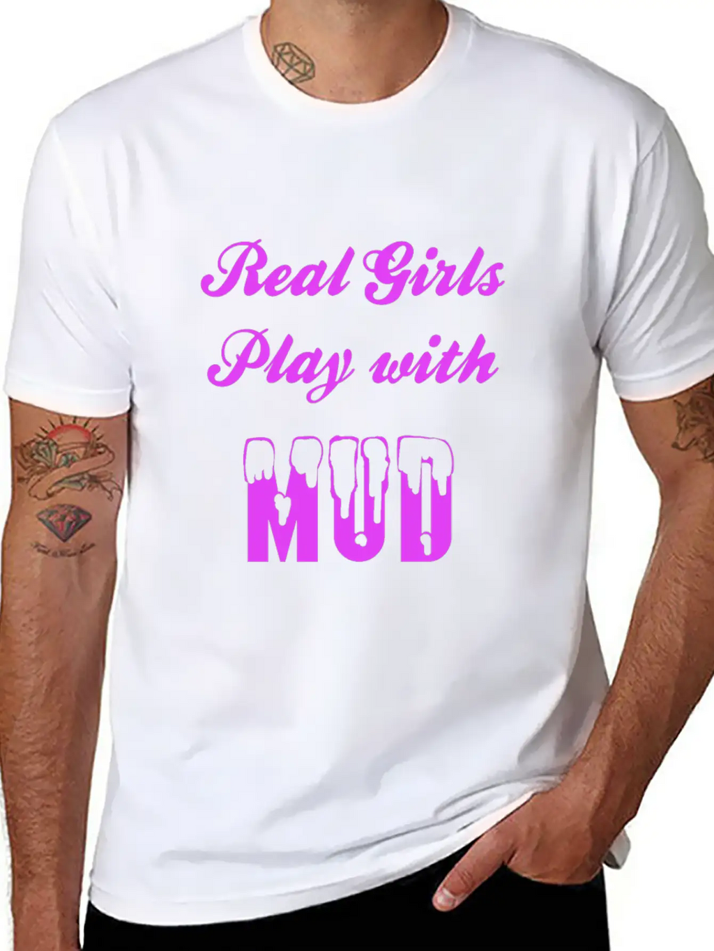 Real Girls Mud Mudding Bogging Dirt Present Woman Unisex Casual T-Shirt – Clean Design For Daily Comfort