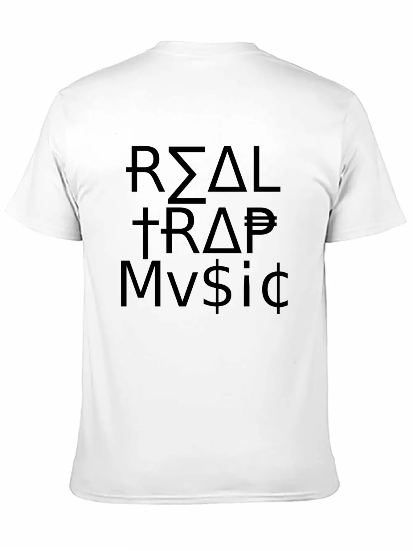 Real_Trap_Music Unisex Casual T-Shirt – Clean Design For Daily Comfort