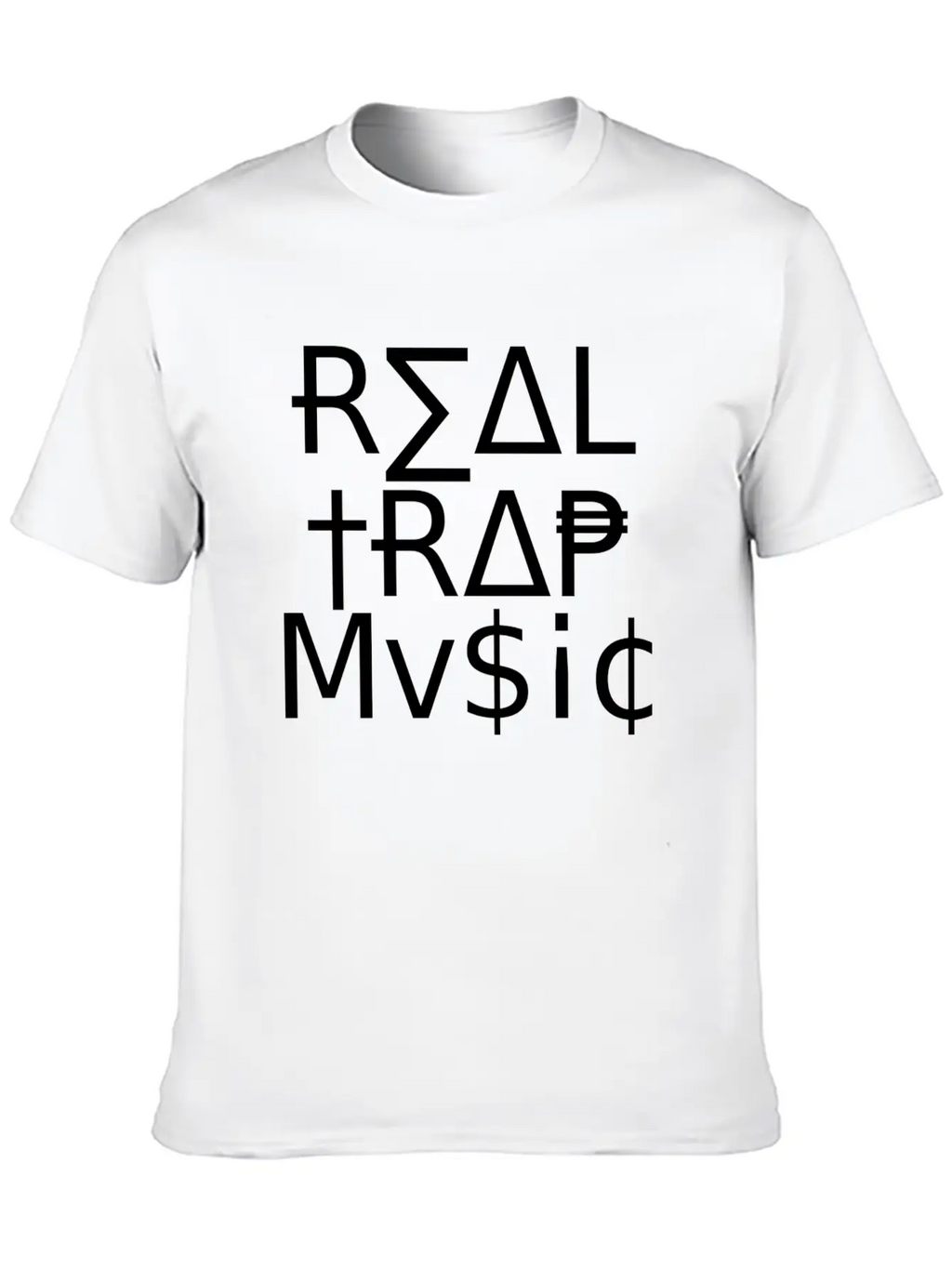 Real_Trap_Music Unisex Casual T-Shirt – Clean Design For Daily Comfort