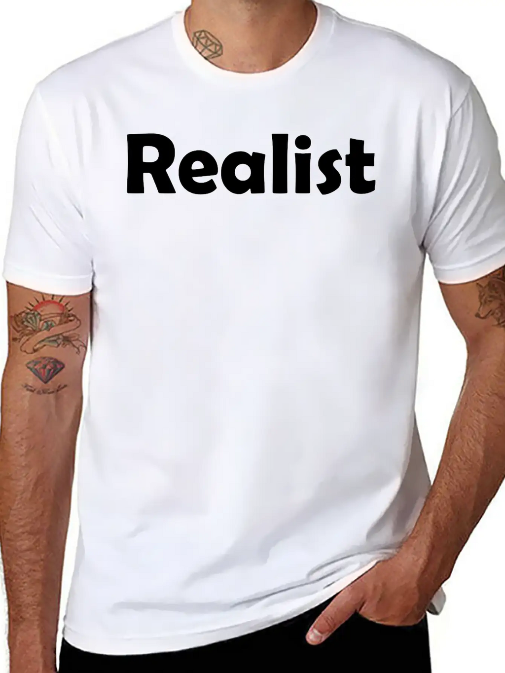 Realist Classic Fit Graphic Tee For Daily Comfort – Unisex Cotton Shirt