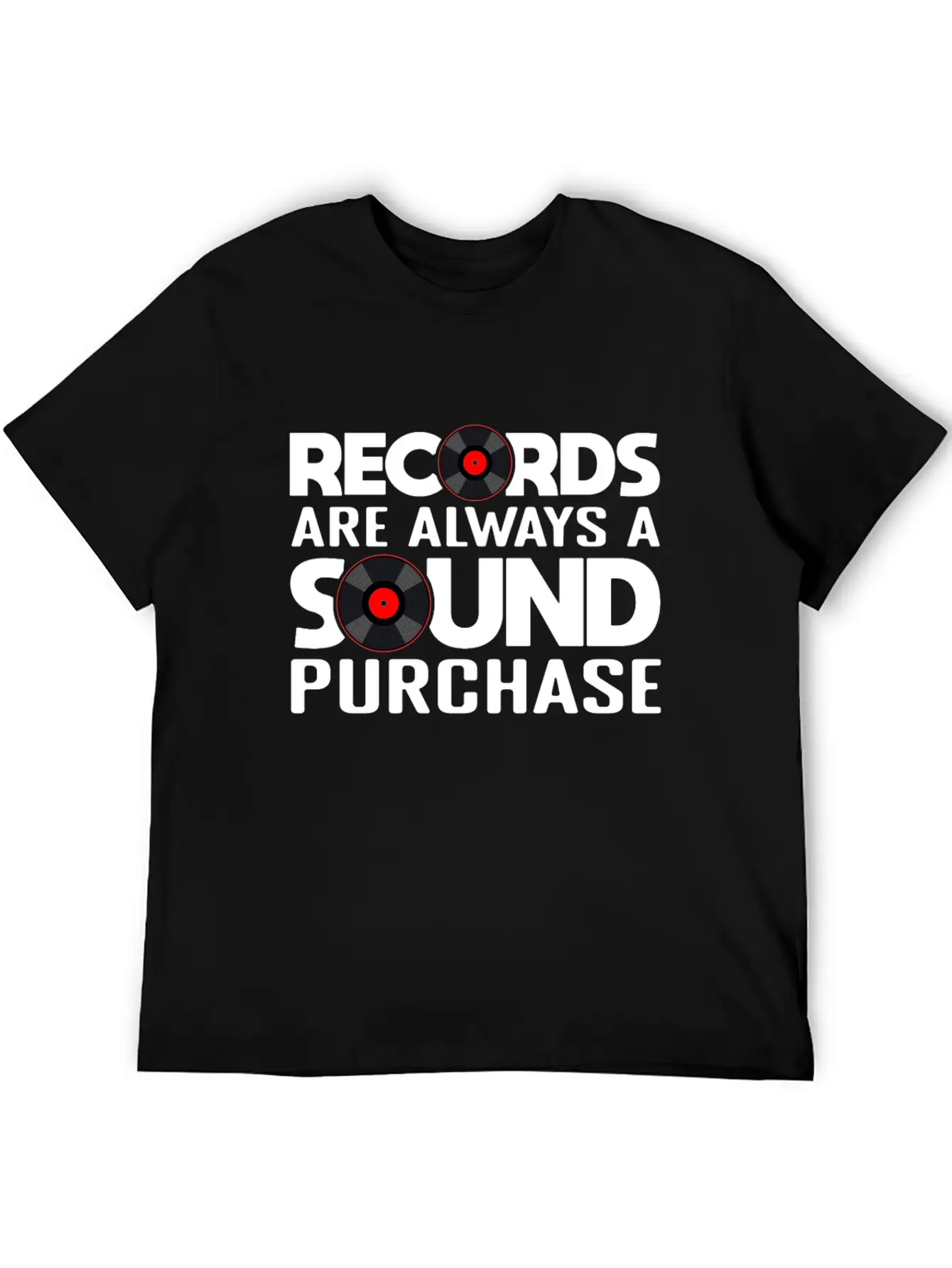 Record Collection Vinyl Collector Joke Casual Graphic T-Shirt – Simple And Comfortable Daily Wear