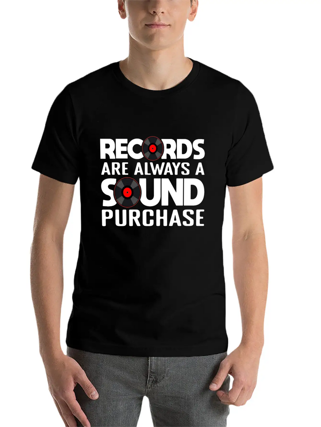 Record Collection Vinyl Collector Joke Casual Graphic T-Shirt – Simple And Comfortable Daily Wear