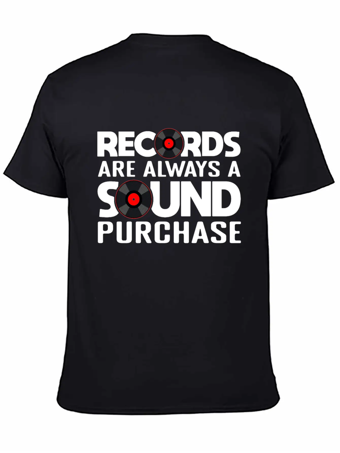 Record Collection Vinyl Collector Joke Casual Graphic T-Shirt – Simple And Comfortable Daily Wear