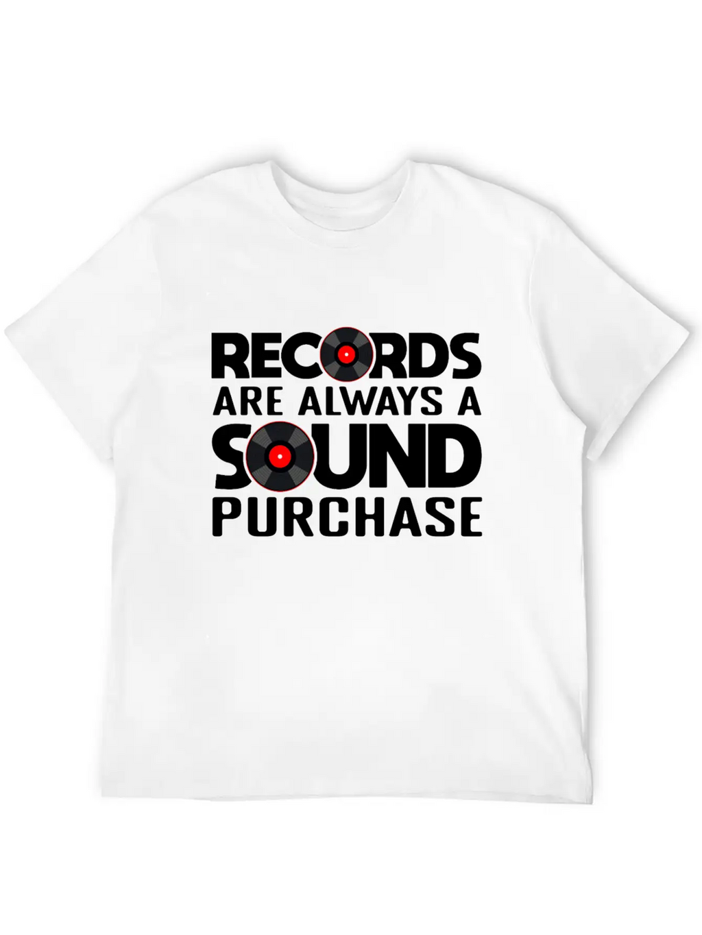 Record Collection Vinyl Collector Joke Casual Graphic T-Shirt – Simple And Comfortable Daily Wear
