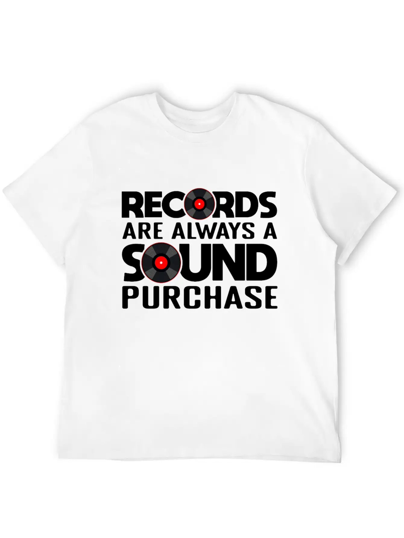 Record Collection Vinyl Collector Joke Casual Graphic T-Shirt – Simple And Comfortable Daily Wear