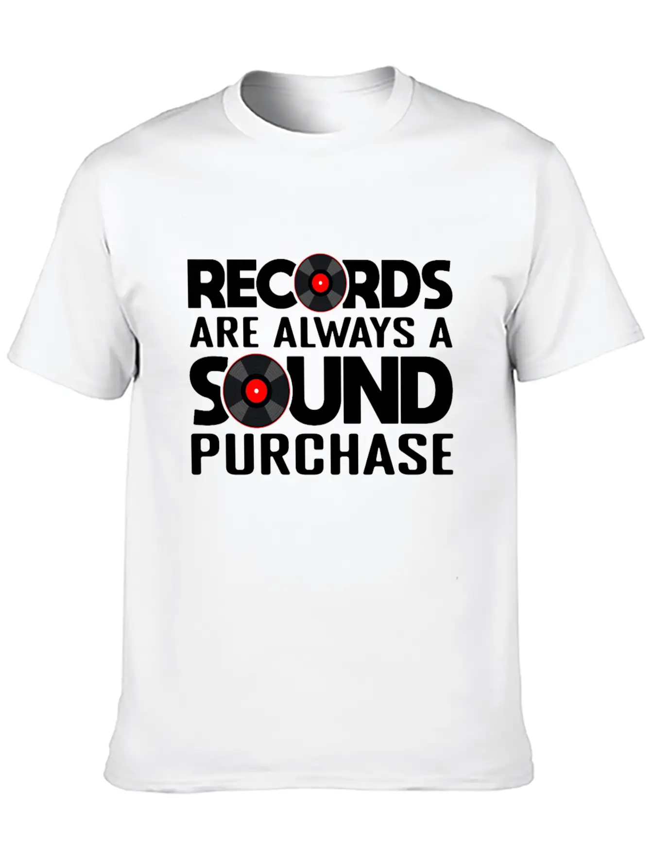 Record Collection Vinyl Collector Joke Casual Graphic T-Shirt – Simple And Comfortable Daily Wear