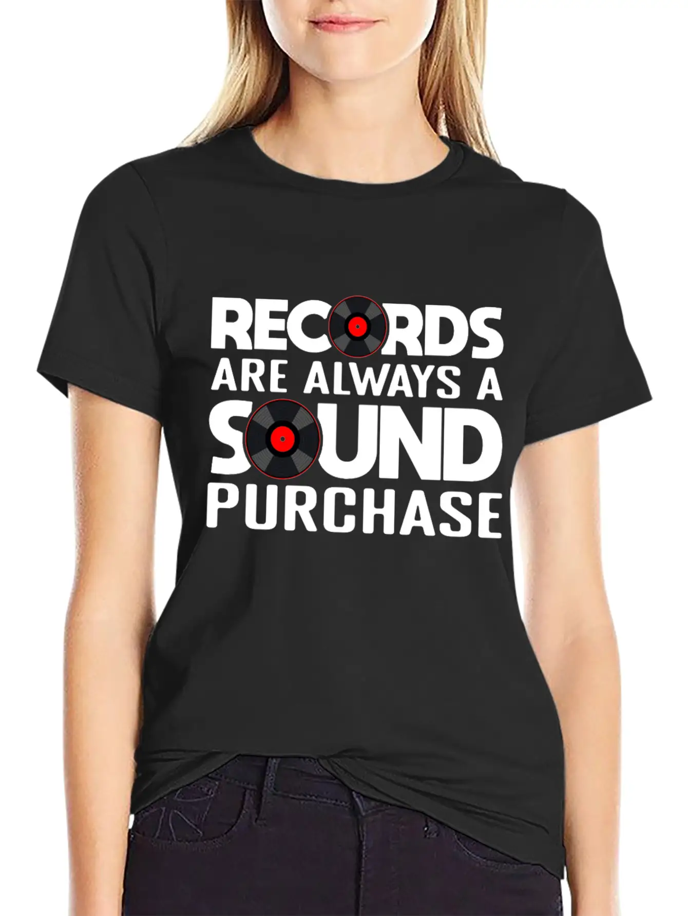 Record Collection Vinyl Collector Joke Casual Graphic T-Shirt – Simple And Comfortable Daily Wear