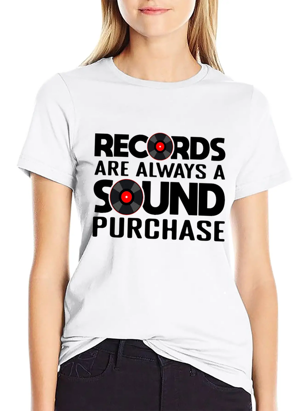 Record Collection Vinyl Collector Joke Casual Graphic T-Shirt – Simple And Comfortable Daily Wear