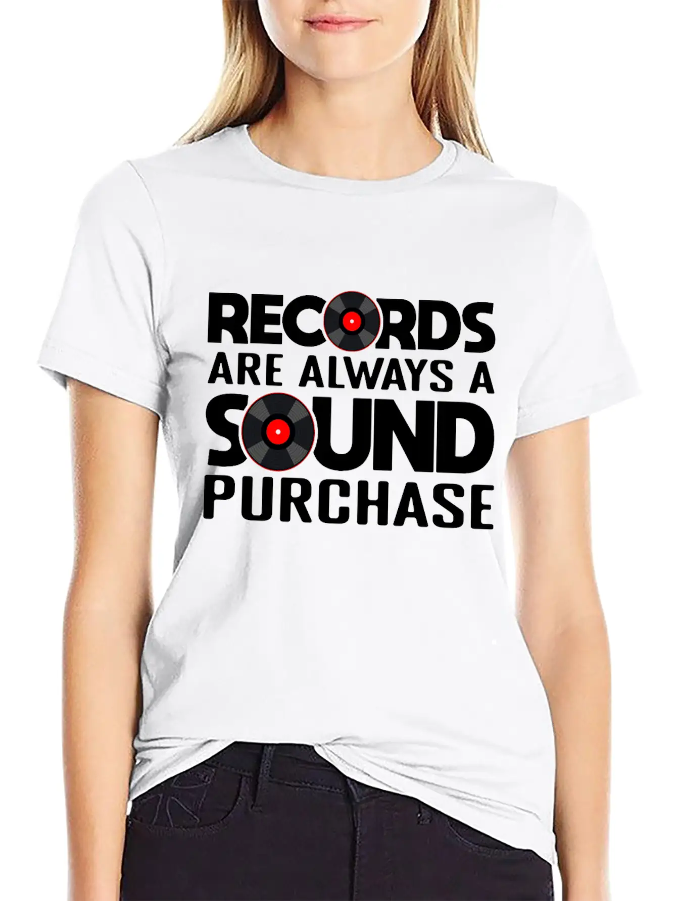 Record Collection Vinyl Collector Joke Casual Graphic T-Shirt – Simple And Comfortable Daily Wear