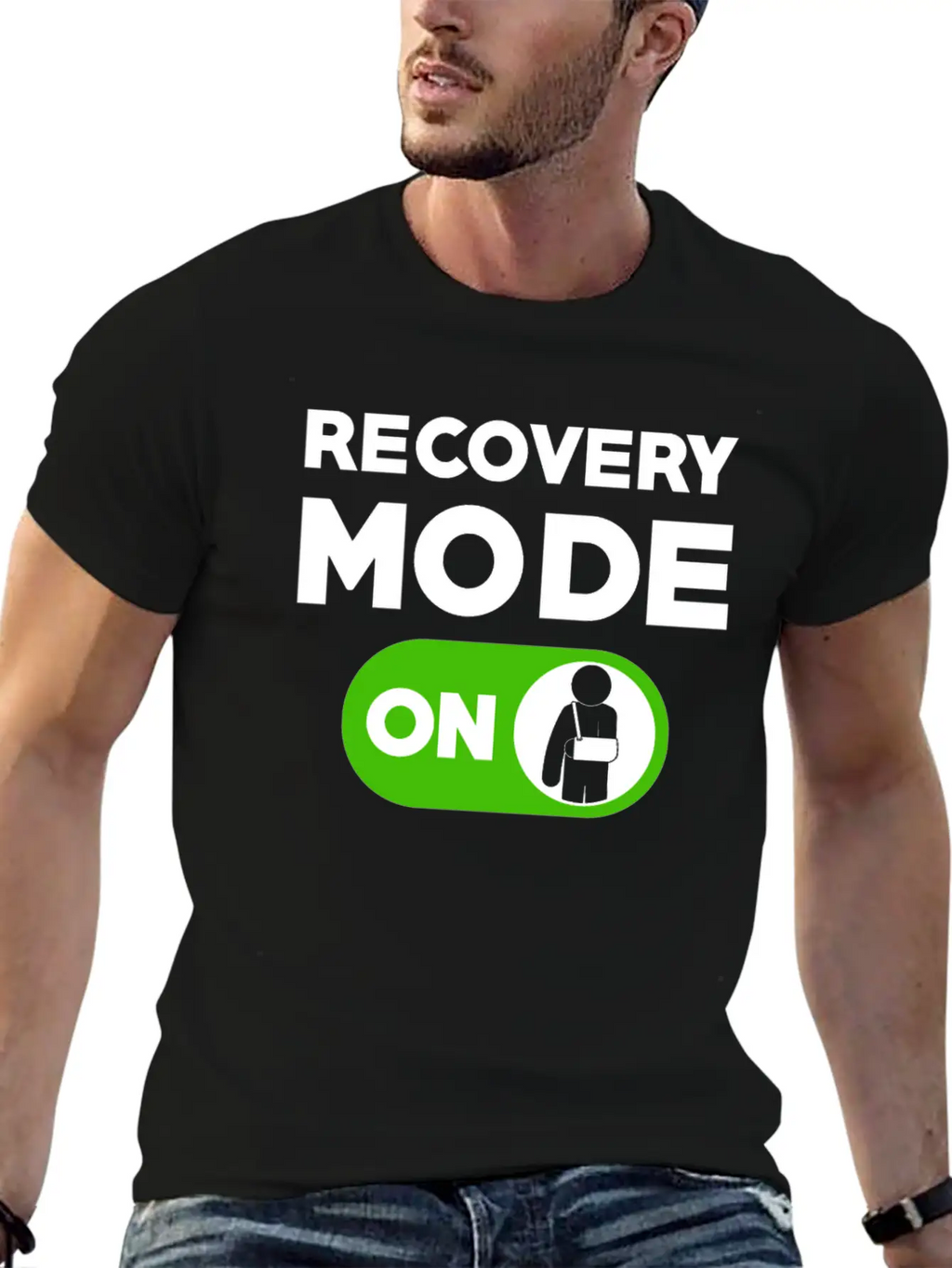 Recovery Mode On Injury Hand Unisex Casual T-Shirt – Clean Design For Daily Comfort