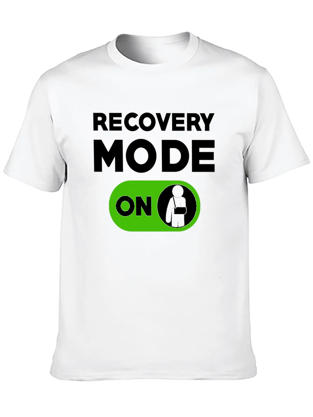 Recovery Mode On Injury Hand Unisex Casual T-Shirt – Clean Design For Daily Comfort