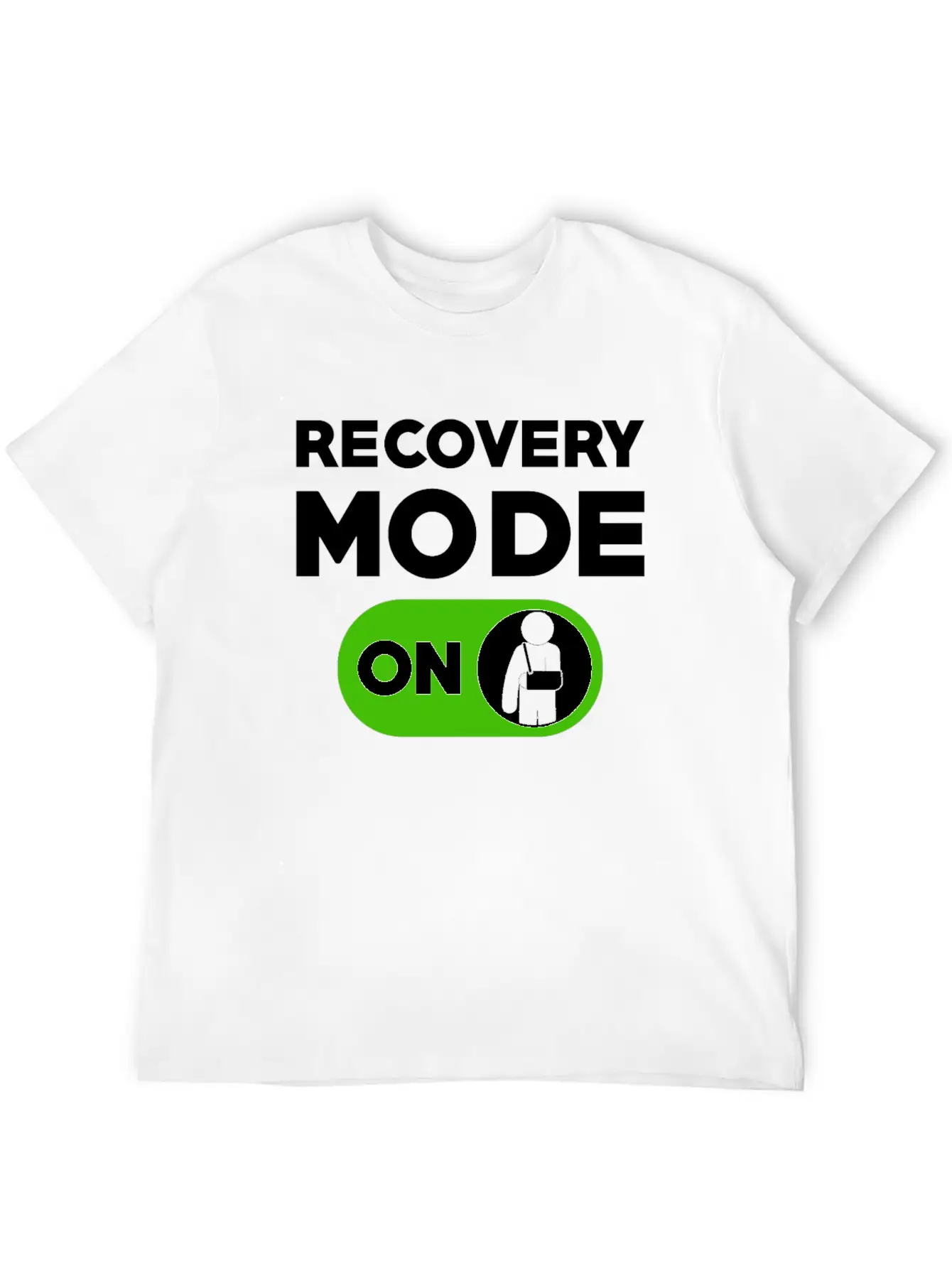 Recovery Mode On Injury Hand Unisex Casual T-Shirt – Clean Design For Daily Comfort