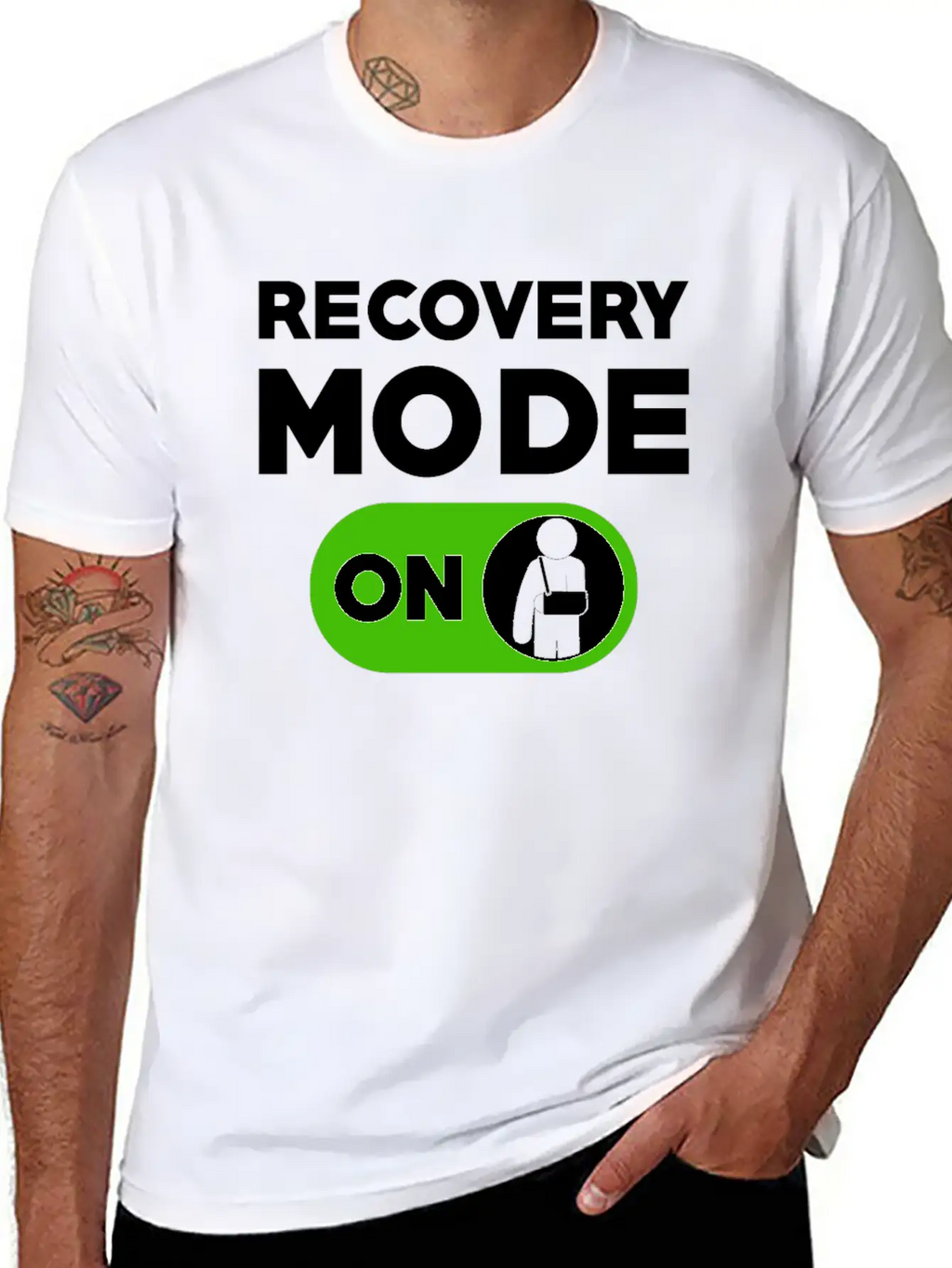 Recovery Mode On Injury Hand Unisex Casual T-Shirt – Clean Design For Daily Comfort