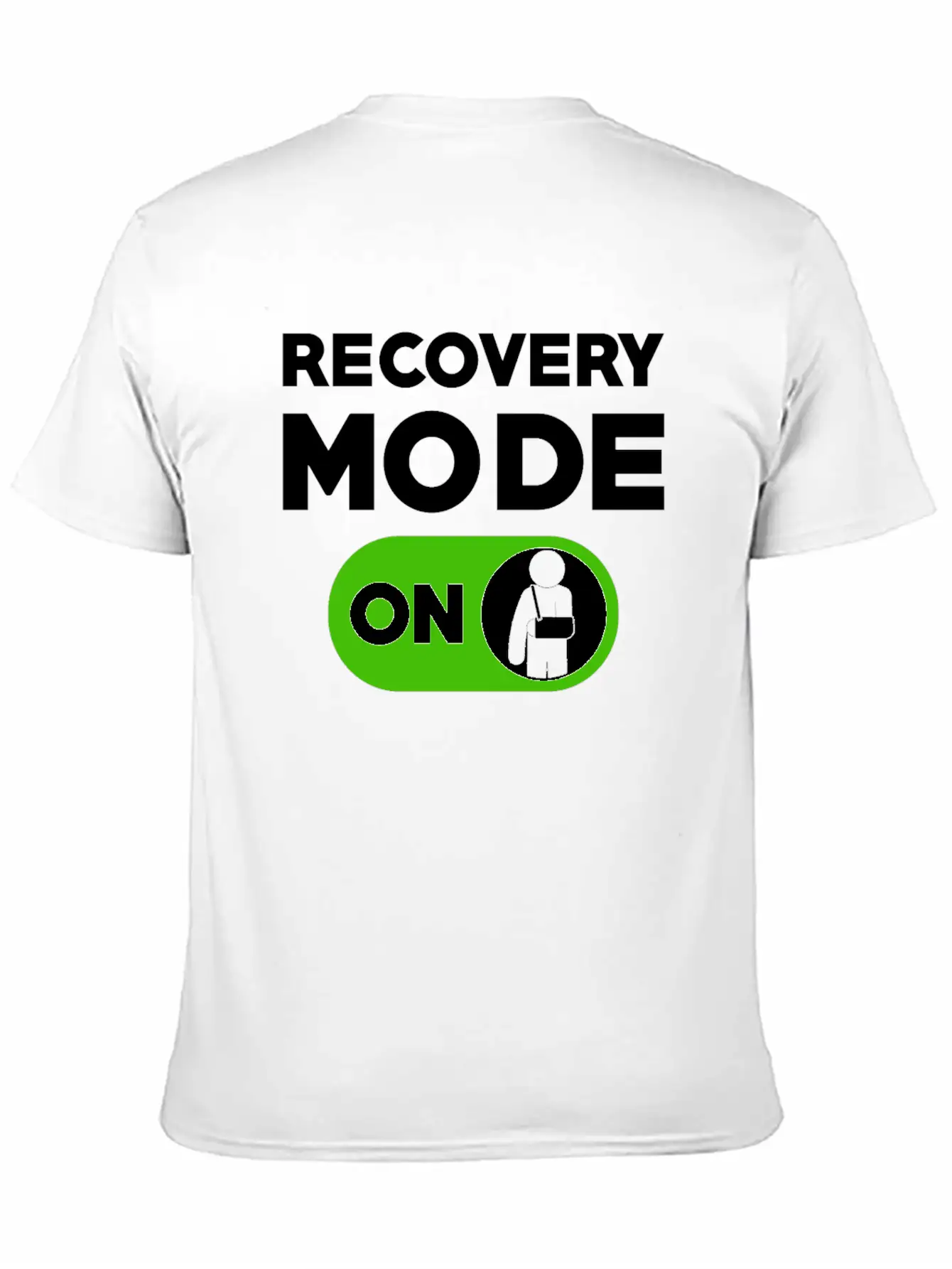Recovery Mode On Injury Hand Unisex Casual T-Shirt – Clean Design For Daily Comfort