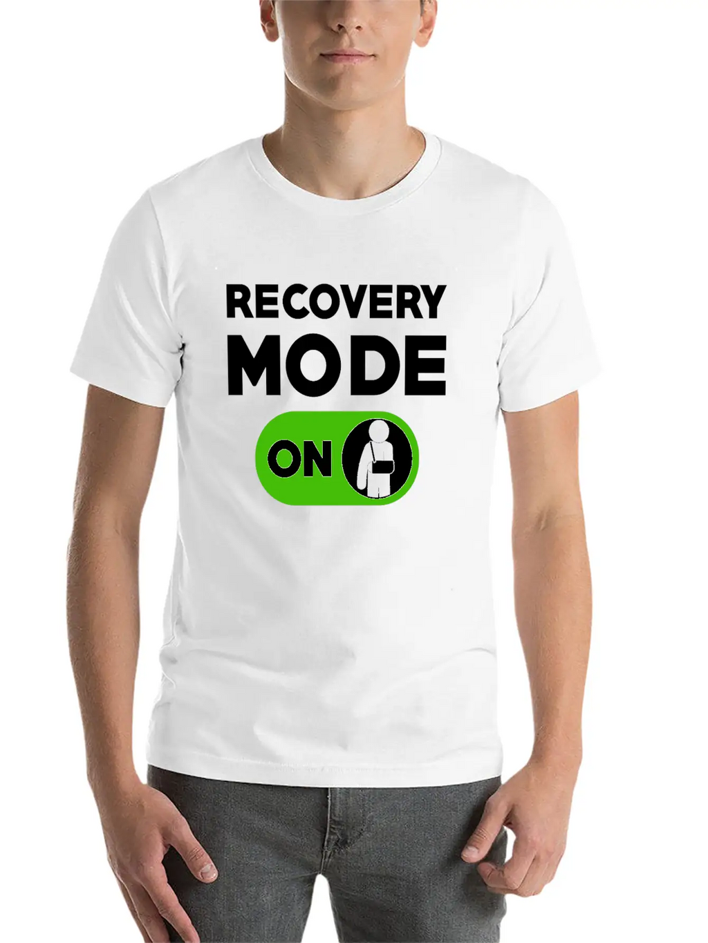 Recovery Mode On Injury Hand Unisex Casual T-Shirt – Clean Design For Daily Comfort