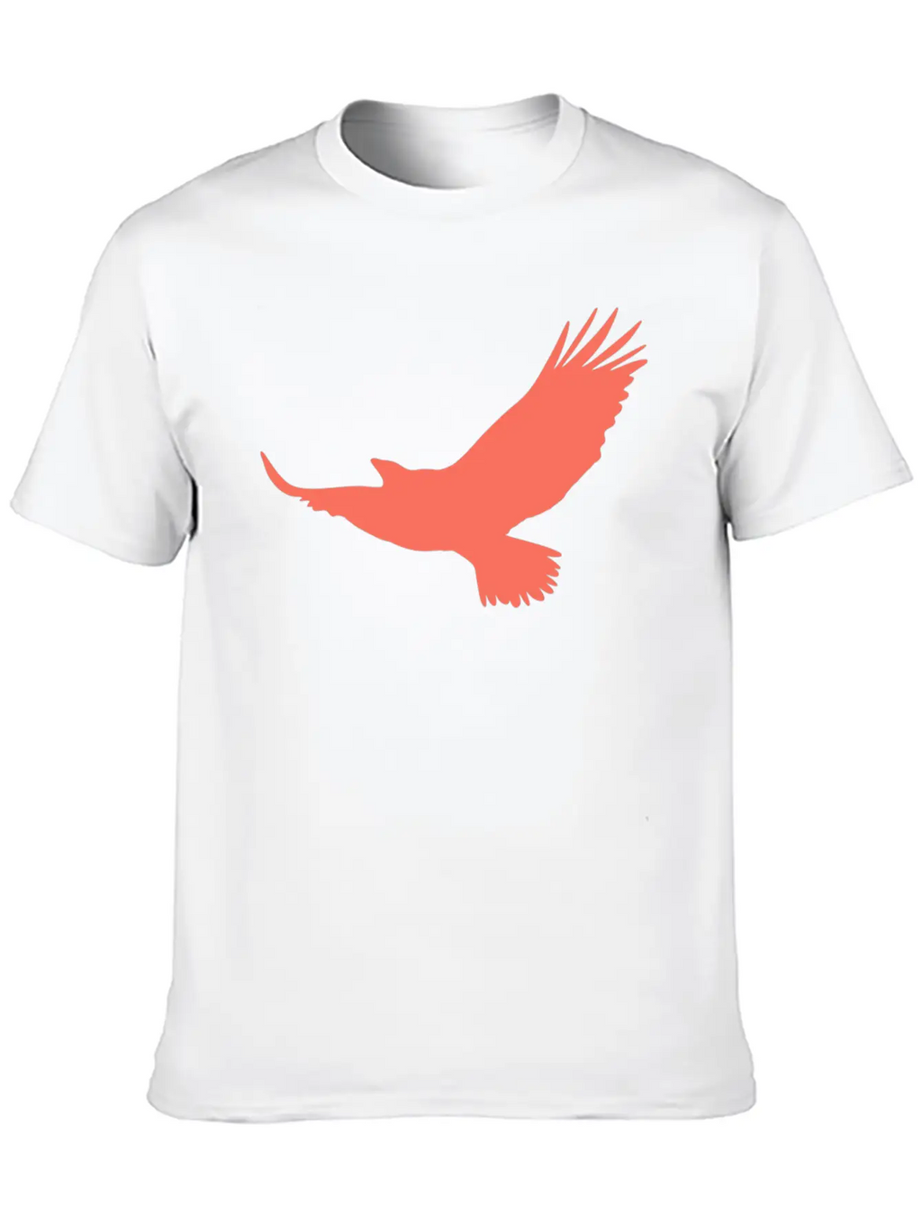 Red Eagle Unisex Casual T-Shirt – Clean Design For Daily Comfort