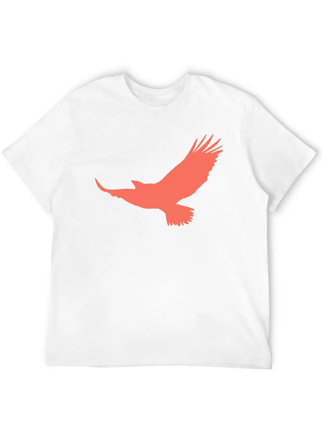 Red Eagle Unisex Casual T-Shirt – Clean Design For Daily Comfort