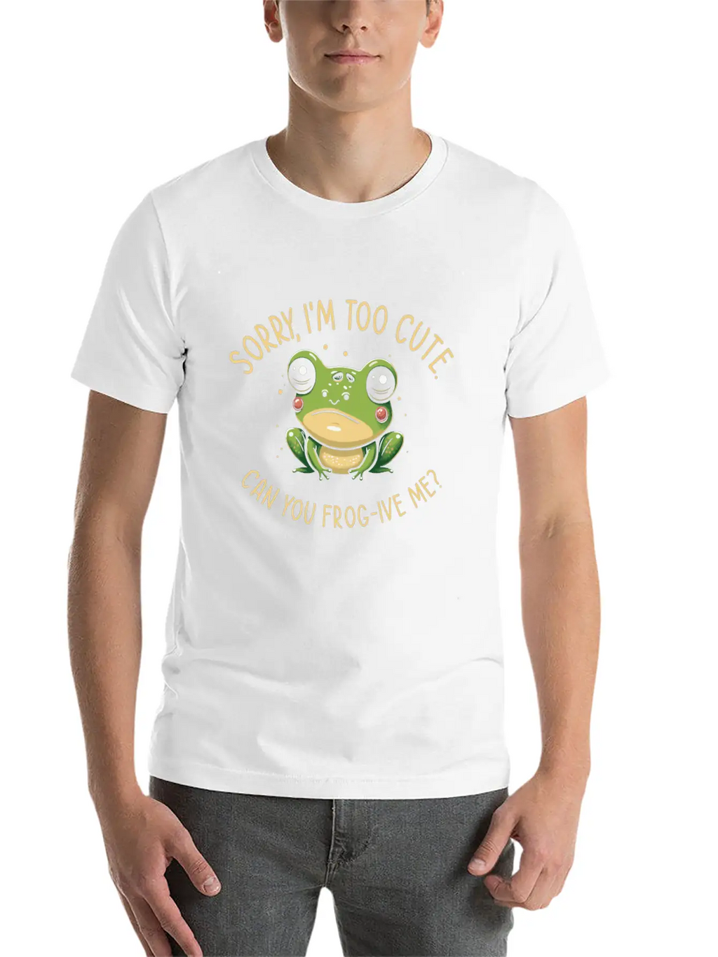 Red Eyed Tree Frog Cute Rainforest Amphibian Casual Graphic T-Shirt – Simple And Comfortable Daily Wear