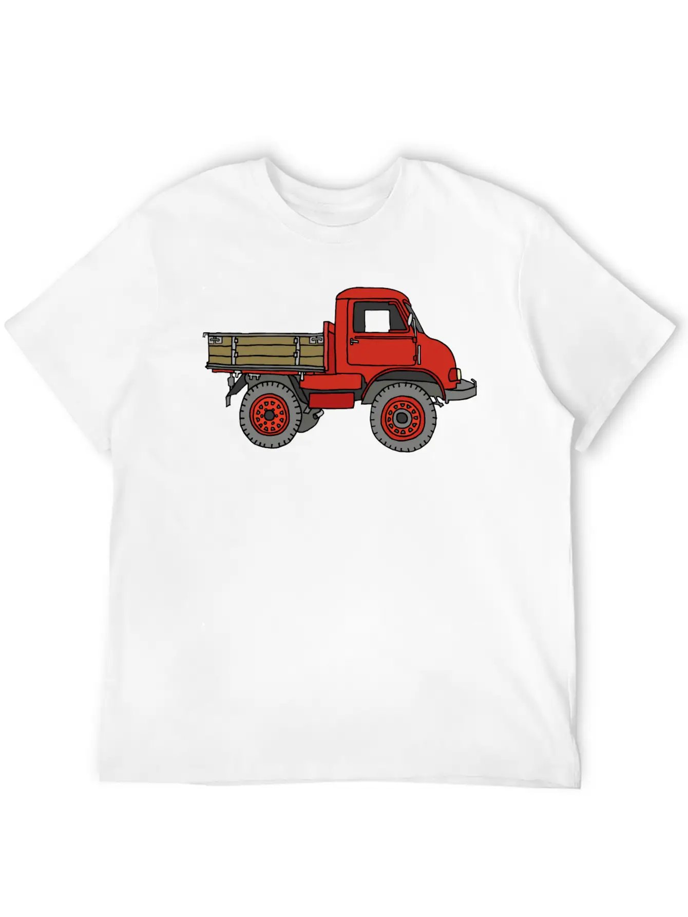 Red Off-road Truck Stylish Everyday T-Shirt – Unisex Basic Cotton Tee