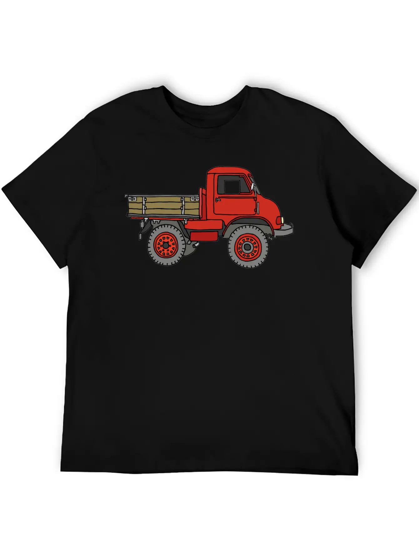 Red Off-road Truck Stylish Everyday T-Shirt – Unisex Basic Cotton Tee