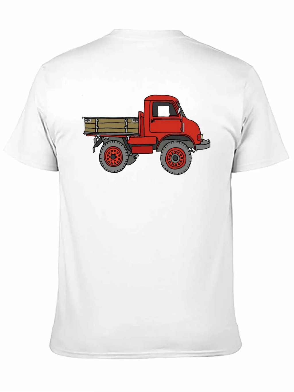Red Off-road Truck Stylish Everyday T-Shirt – Unisex Basic Cotton Tee