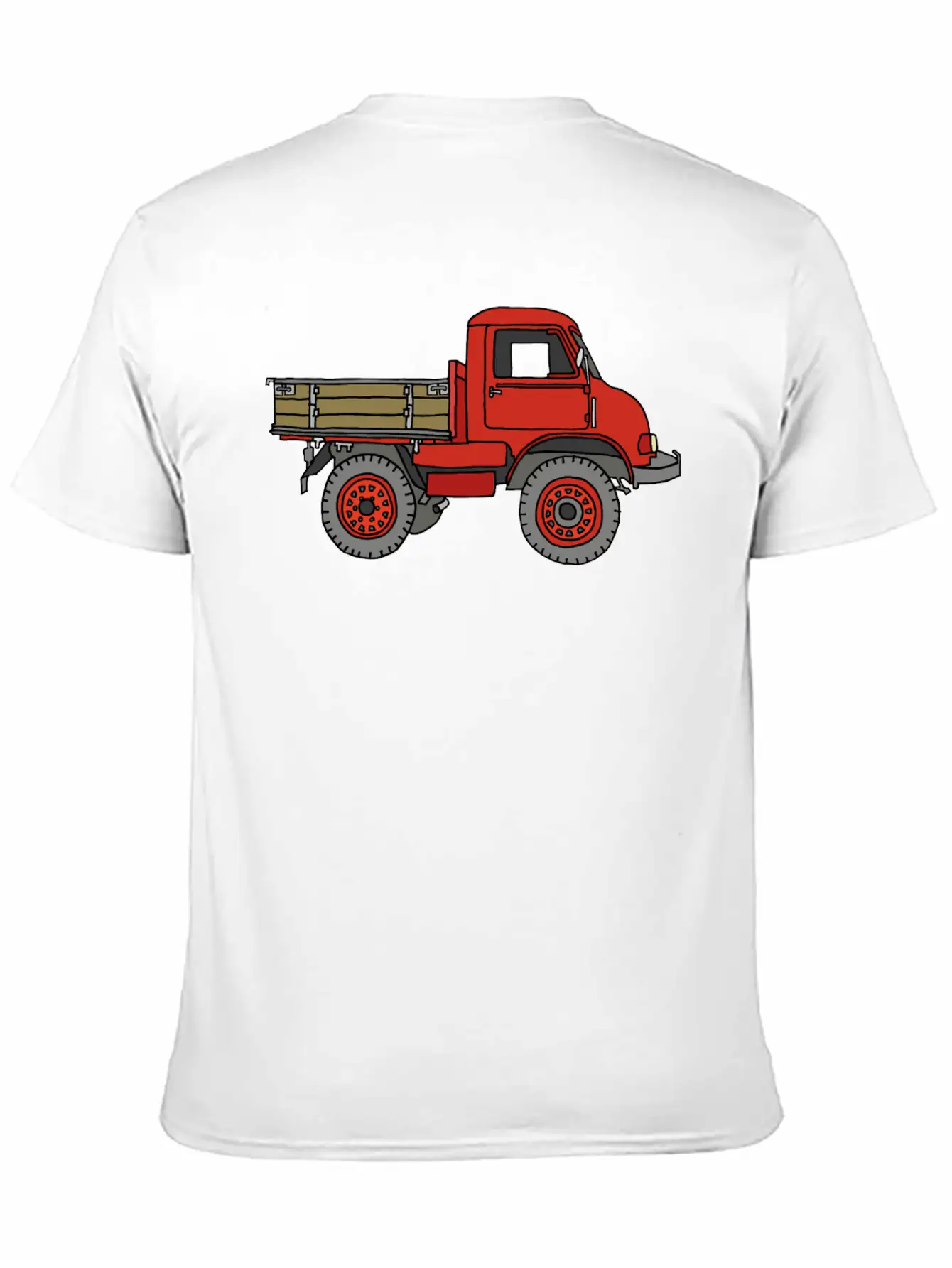 Red Off-road Truck Stylish Everyday T-Shirt – Unisex Basic Cotton Tee