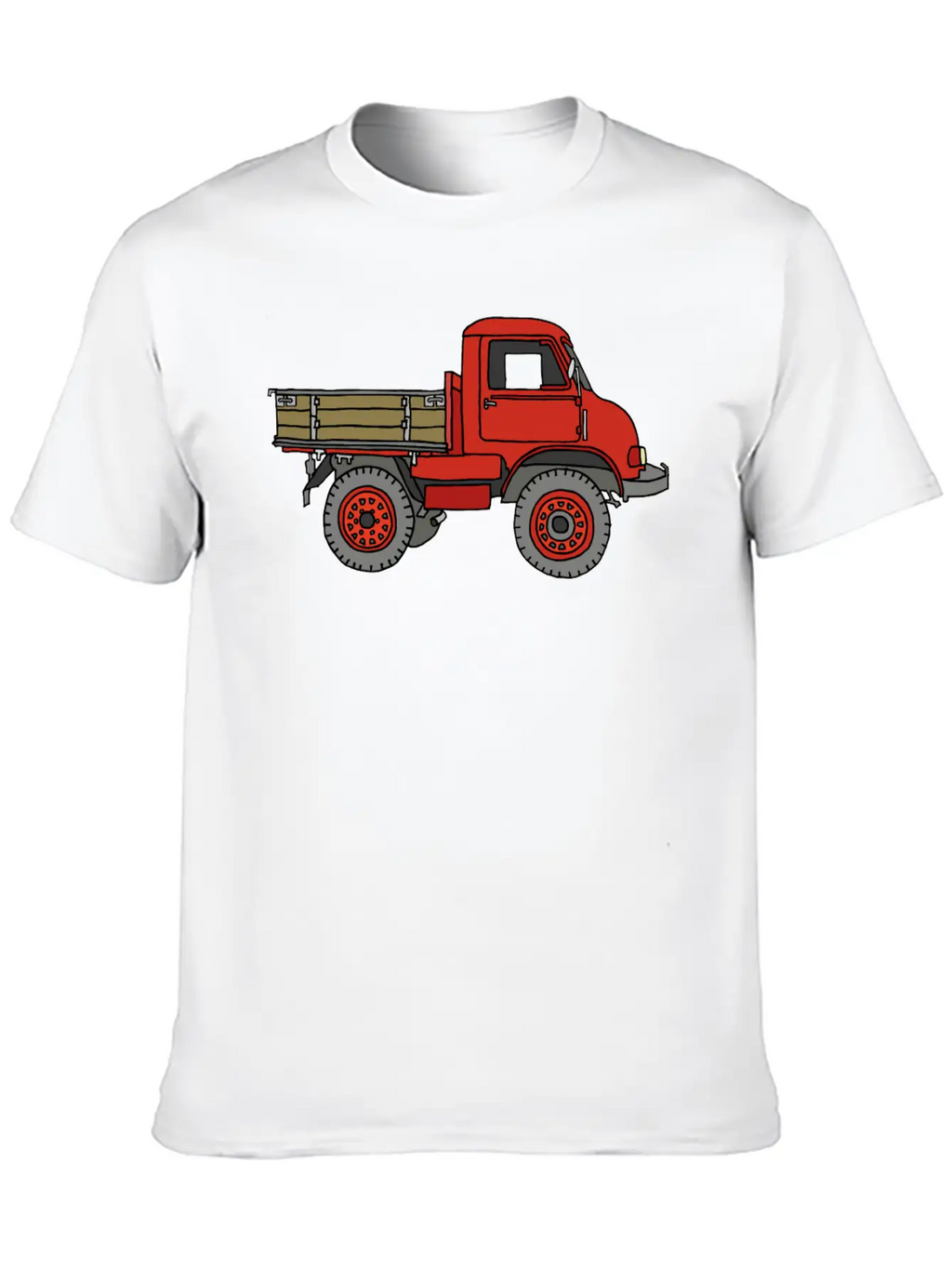 Red Off-road Truck Stylish Everyday T-Shirt – Unisex Basic Cotton Tee