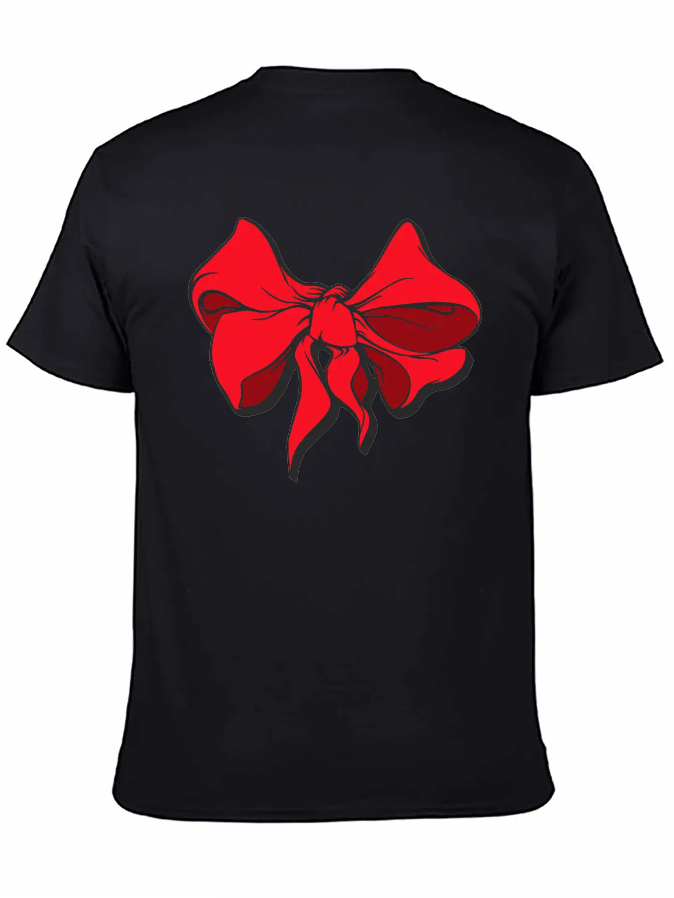 Red Ribbon Unisex Casual T-Shirt – Clean Design For Daily Comfort