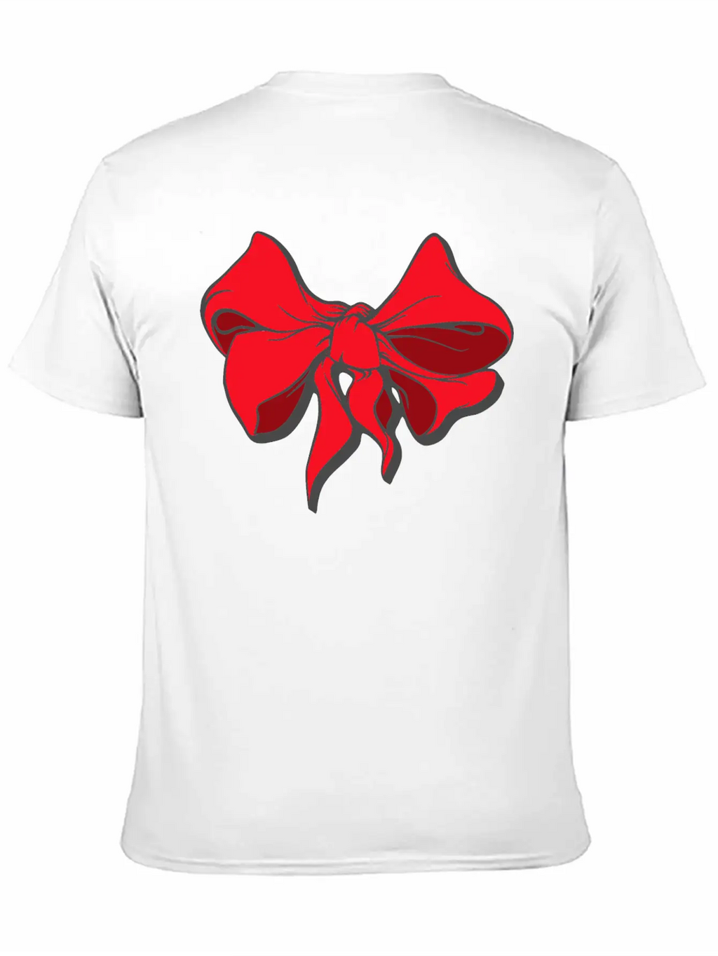 Red Ribbon Unisex Casual T-Shirt – Clean Design For Daily Comfort