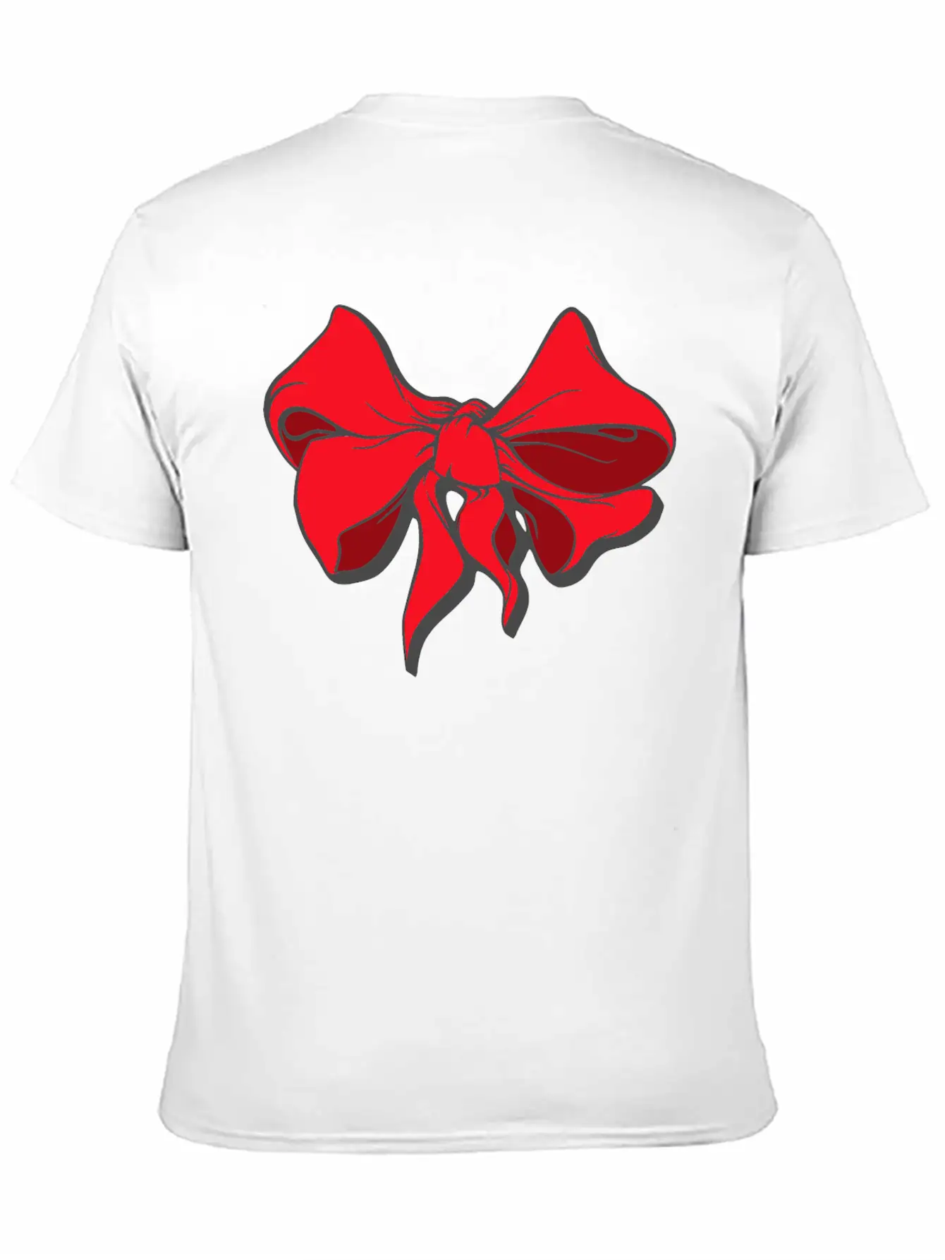 Red Ribbon Unisex Casual T-Shirt – Clean Design For Daily Comfort