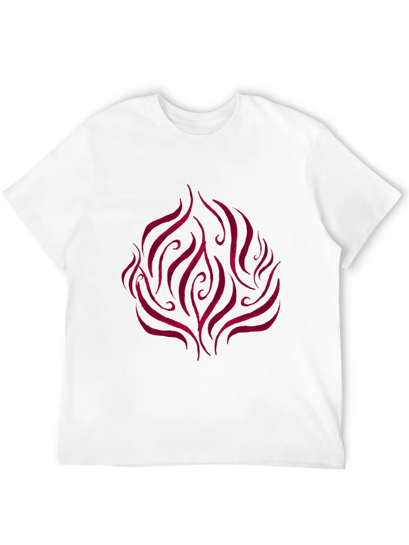 Red Rose Essential Cotton Tee For Daily Outfits – Unisex Style