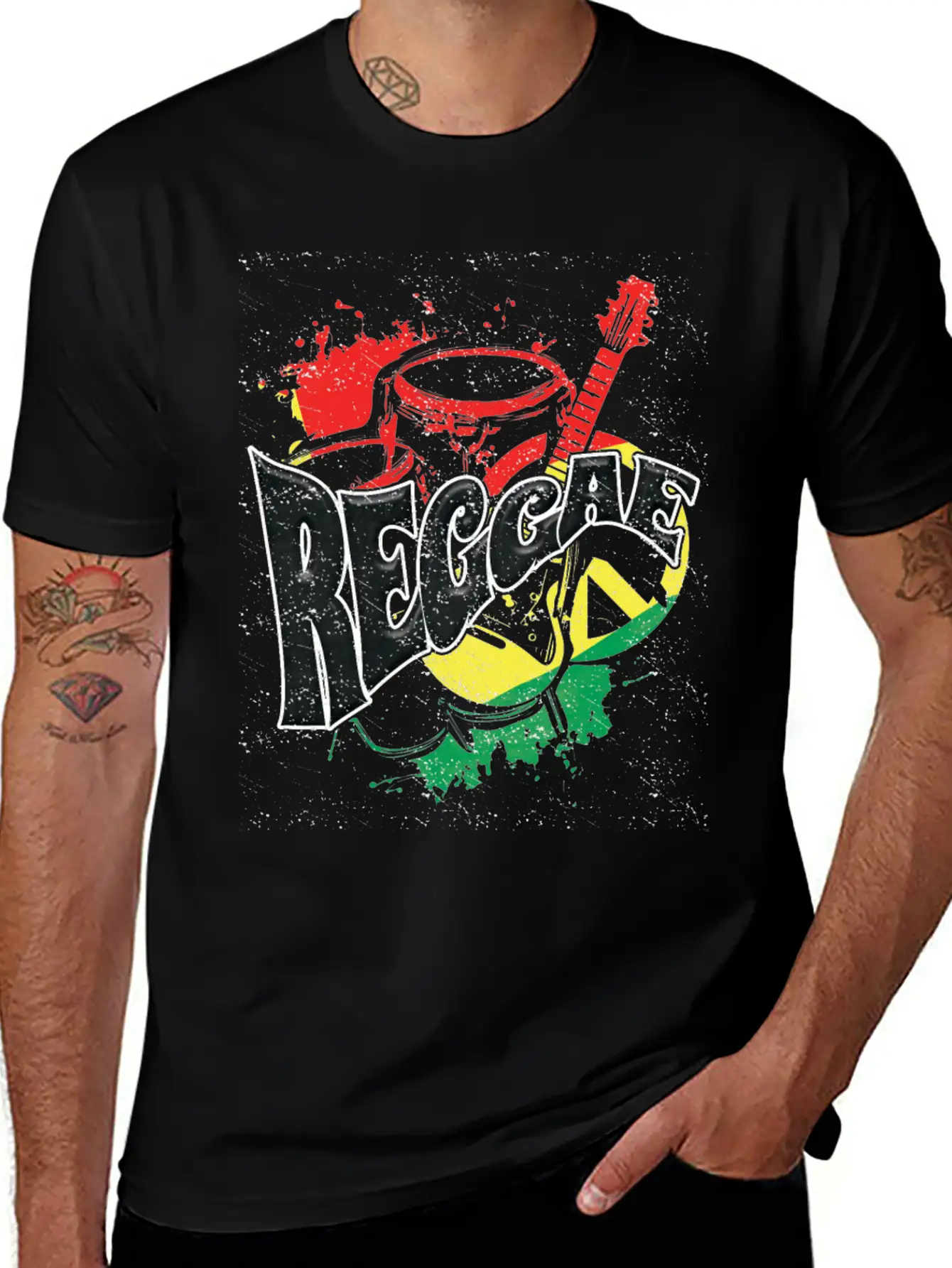 Reggae Cool Music Unisex Casual T-Shirt – Clean Design For Daily Comfort