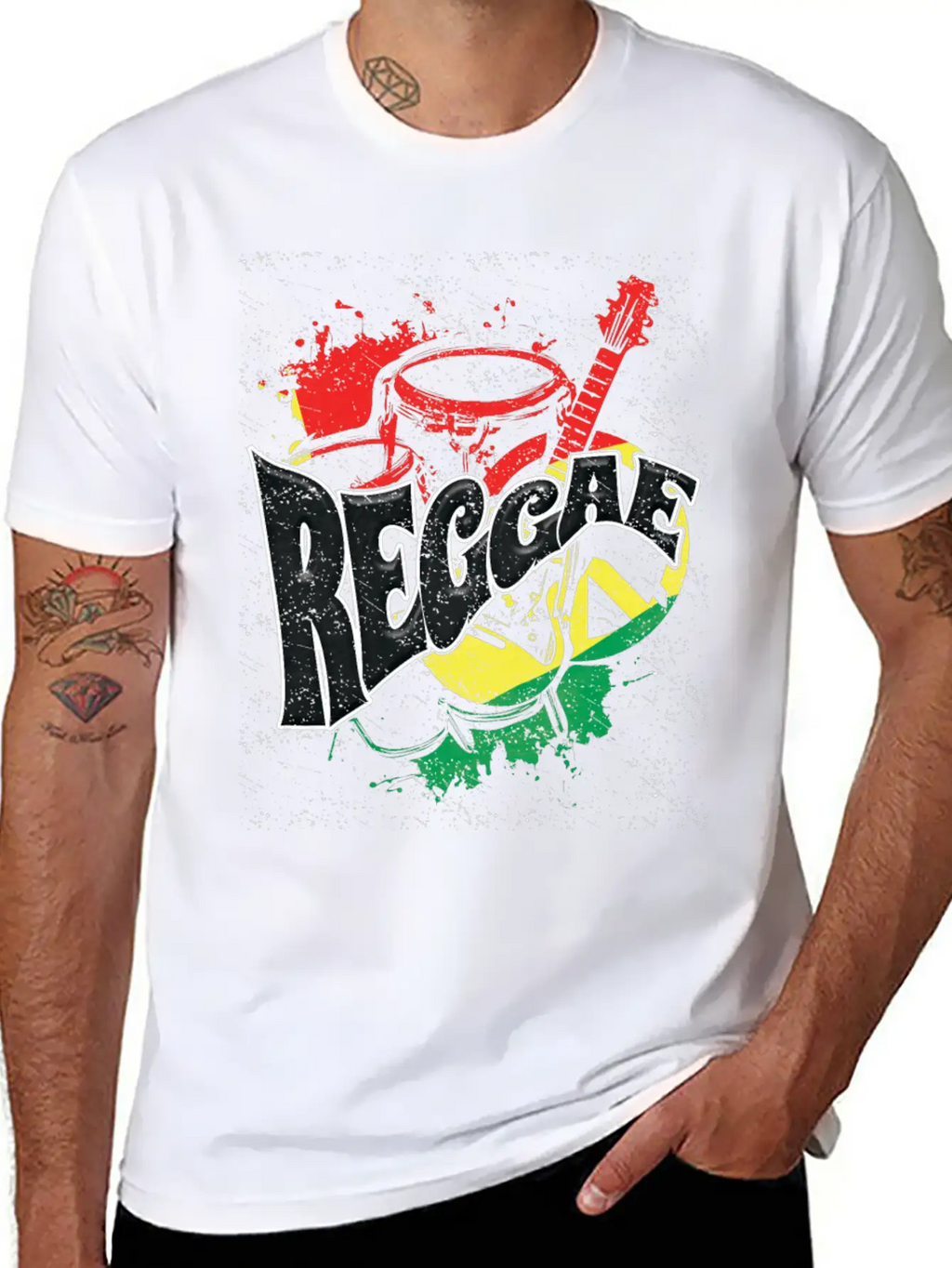 Reggae Cool Music Unisex Casual T-Shirt – Clean Design For Daily Comfort