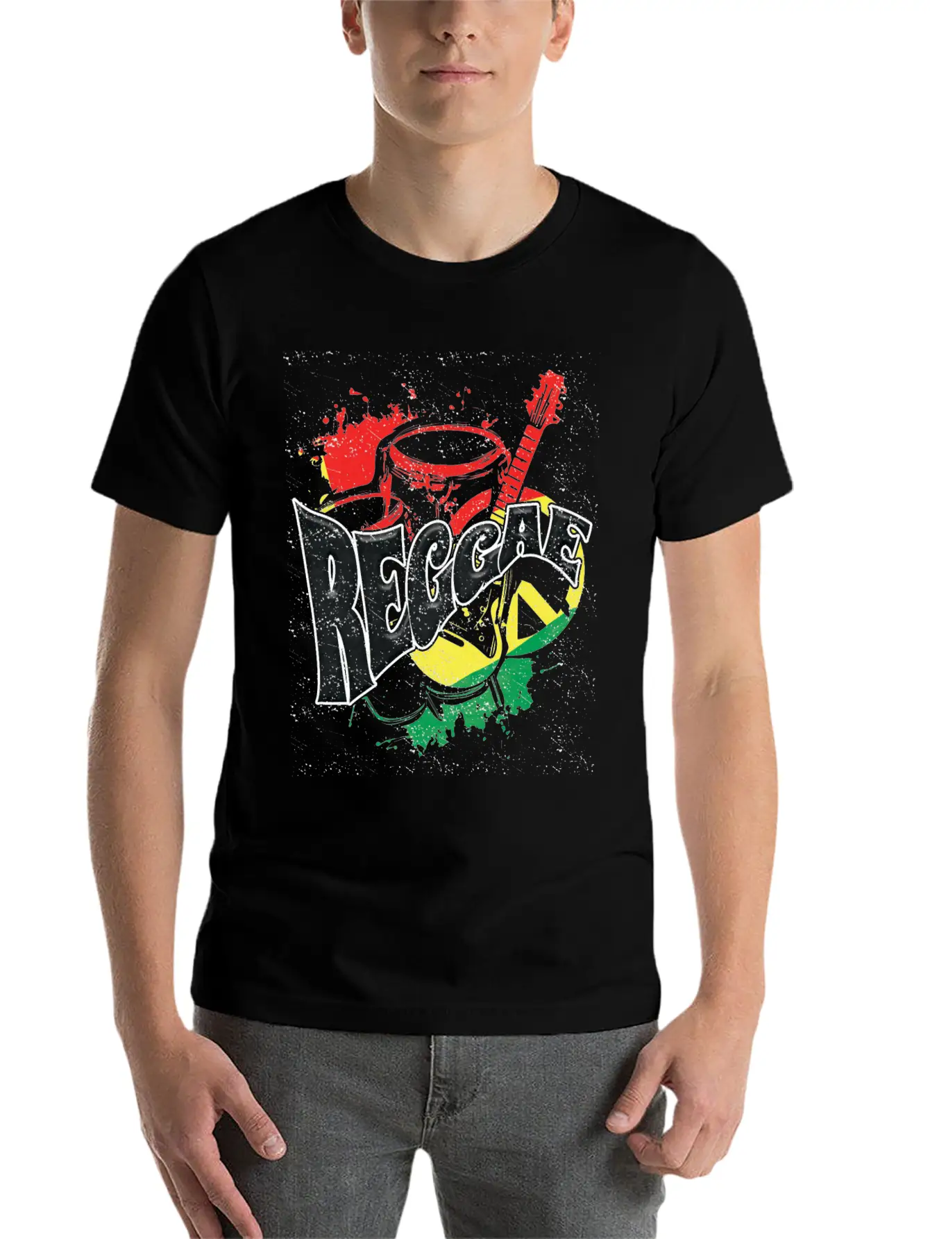 Reggae Cool Music Unisex Casual T-Shirt – Clean Design For Daily Comfort
