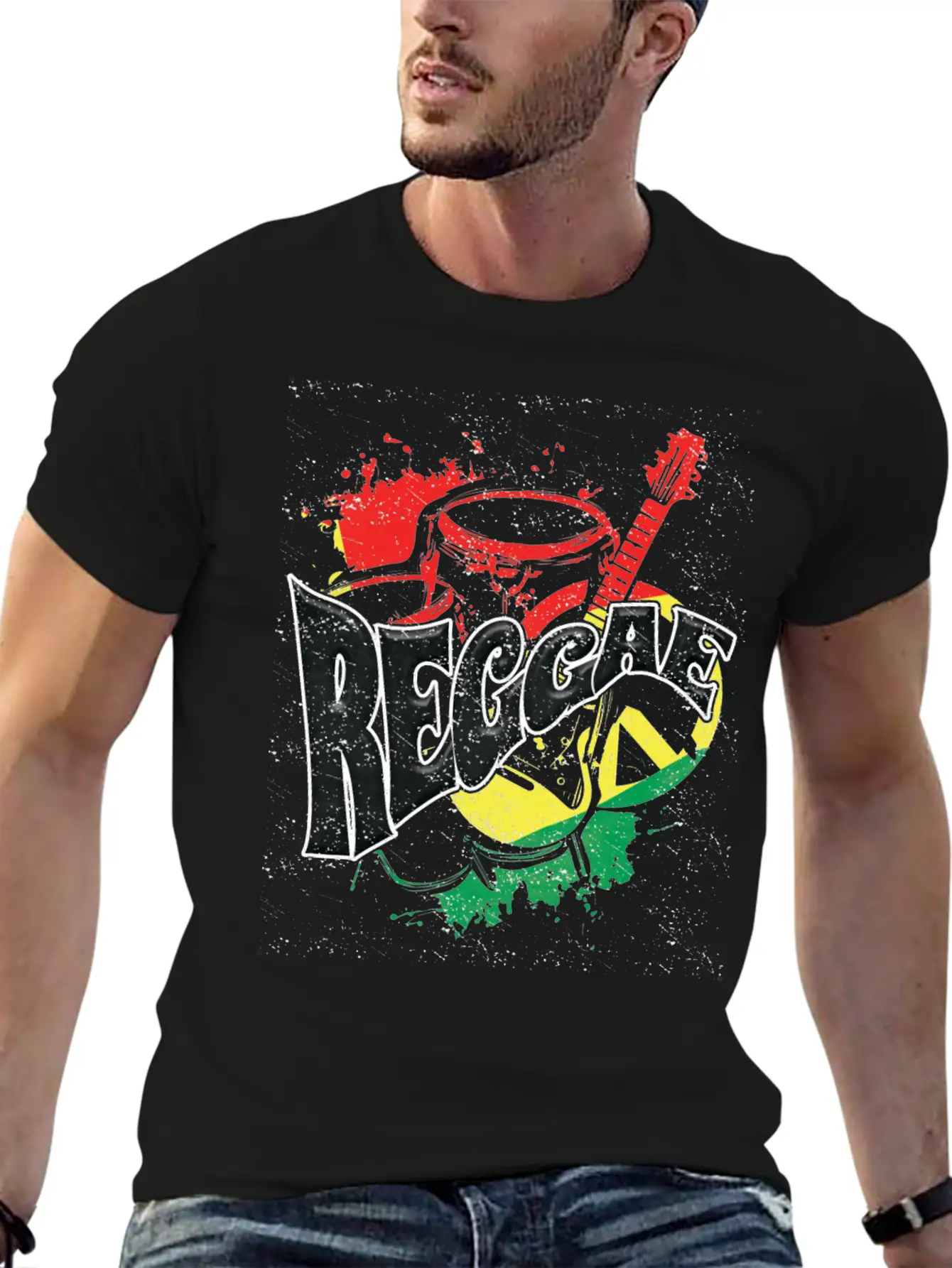 Reggae Cool Music Unisex Casual T-Shirt – Clean Design For Daily Comfort