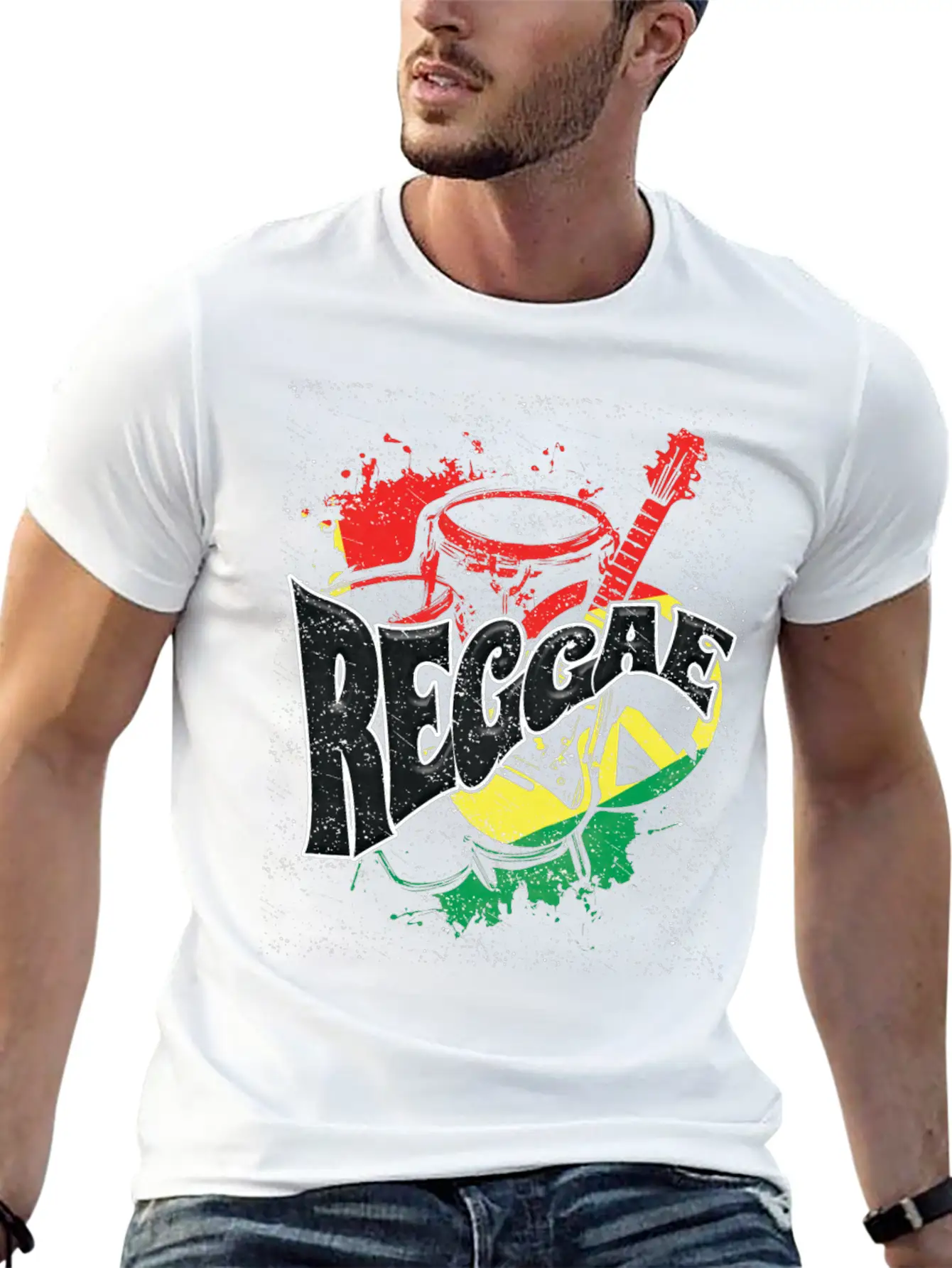 Reggae Cool Music Unisex Casual T-Shirt – Clean Design For Daily Comfort