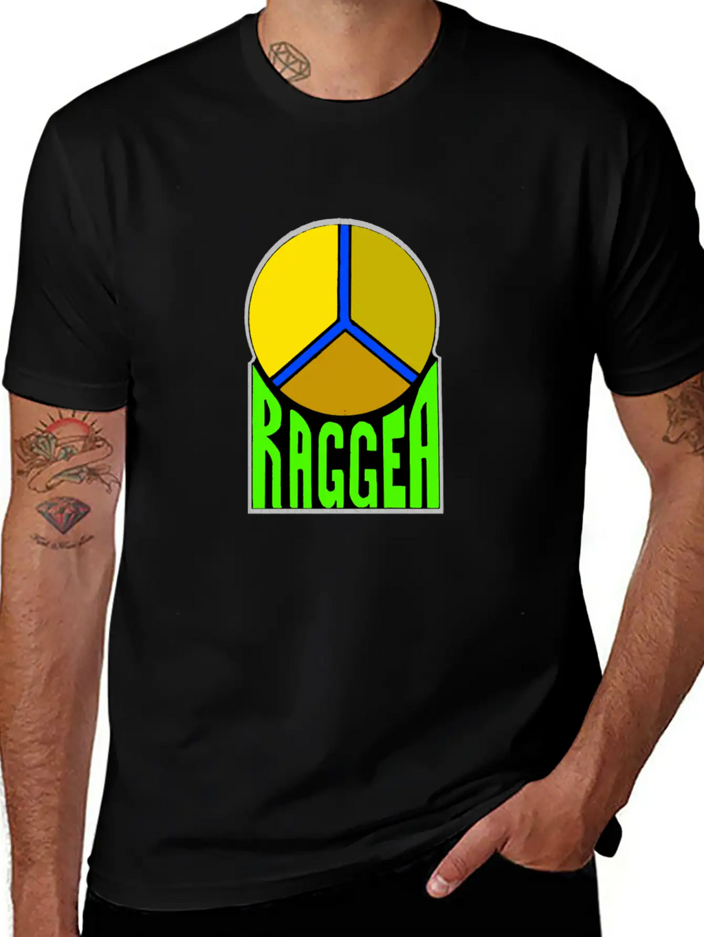 Reggae Font Breathable Soft Cotton T-Shirt – Timeless Casual Look