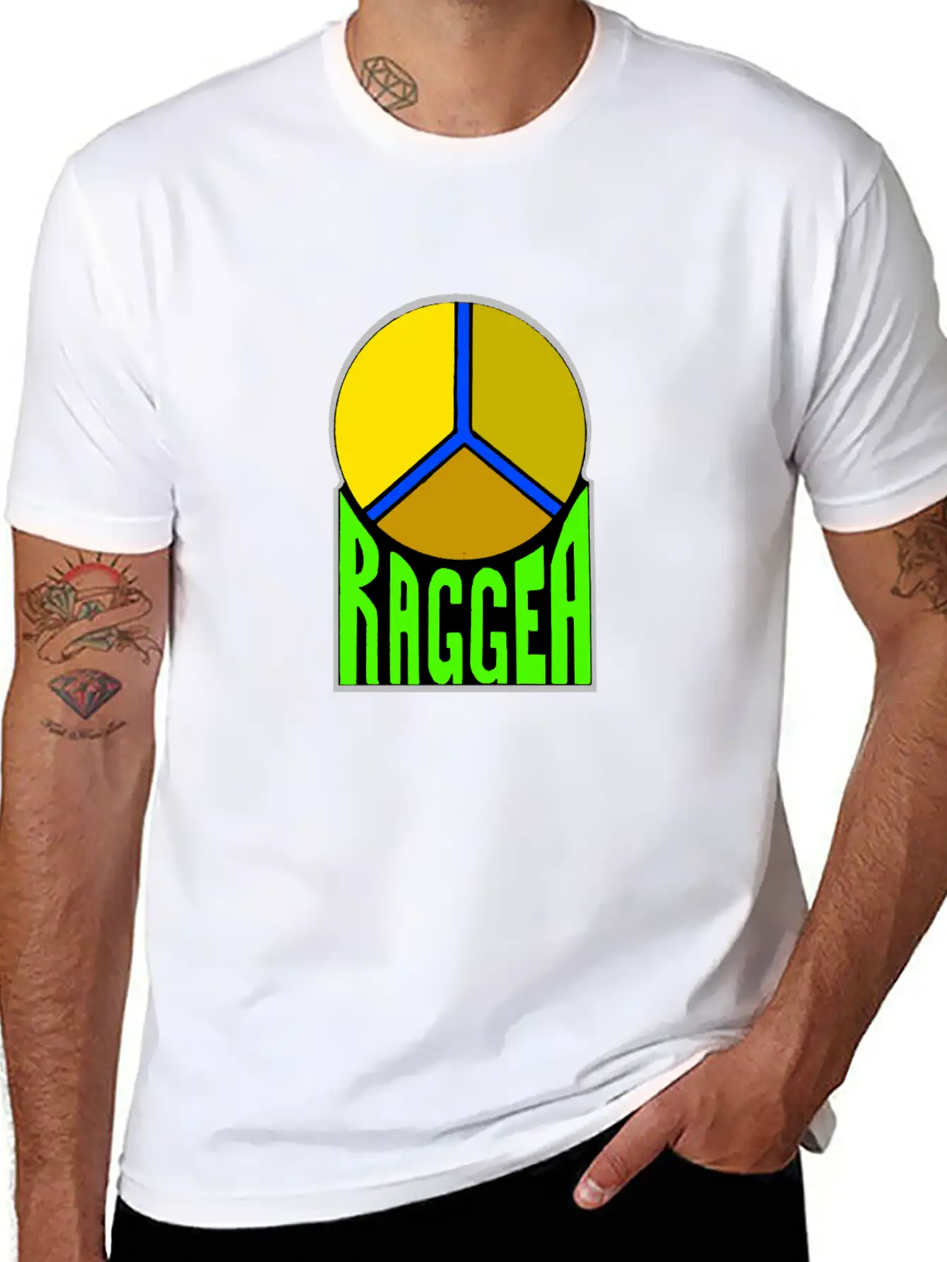 Reggae Font Breathable Soft Cotton T-Shirt – Timeless Casual Look