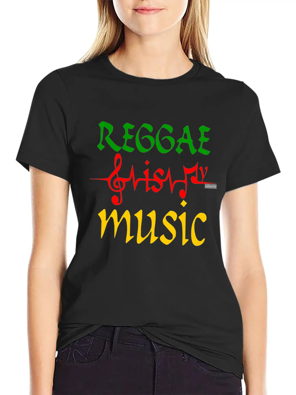 REGGAE IS MY MUSIC Breathable Soft Cotton T-Shirt – Timeless Casual Look