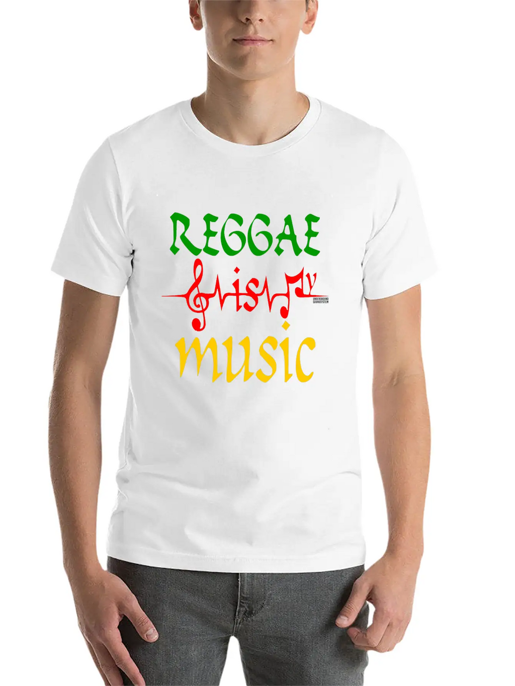 REGGAE IS MY MUSIC Breathable Soft Cotton T-Shirt – Timeless Casual Look