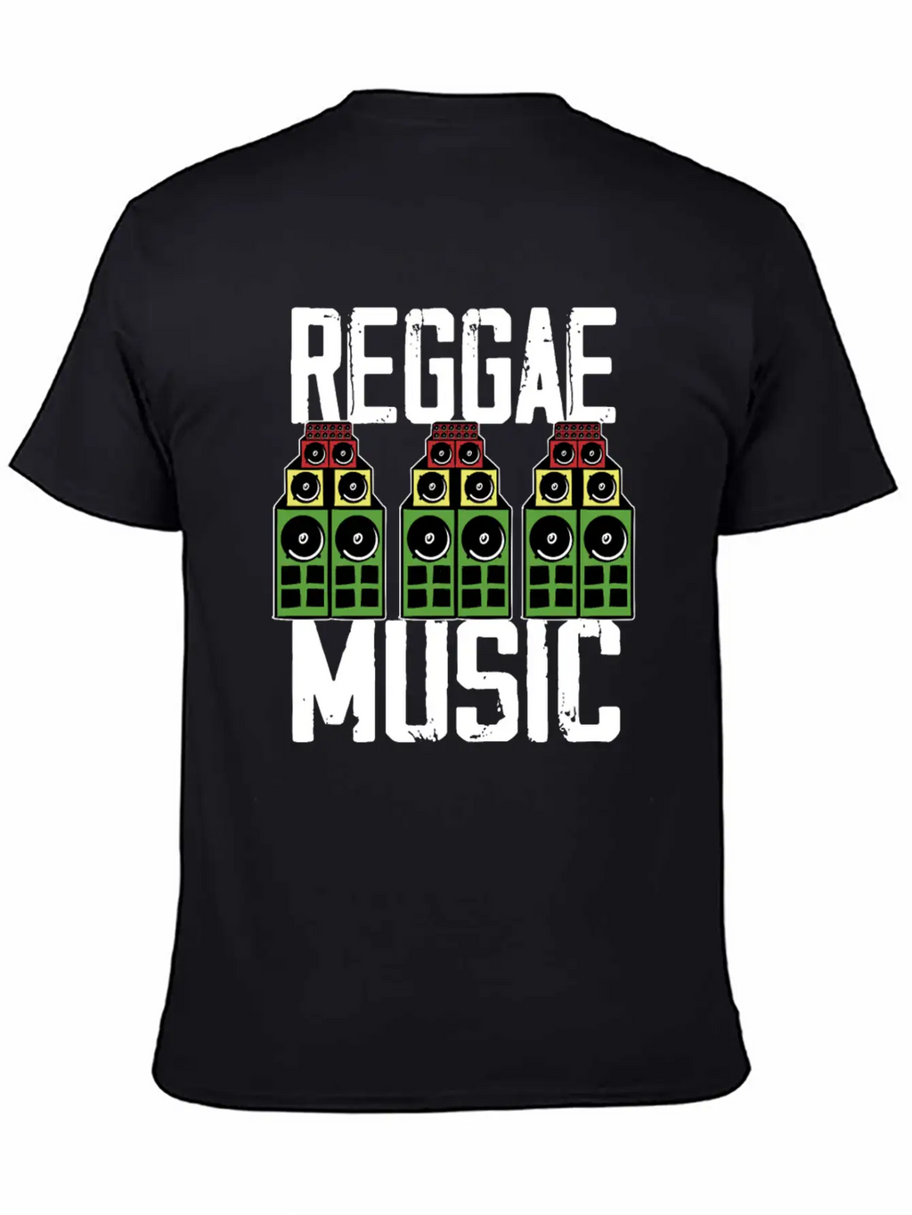 Reggae Music Jamaica Rasta Unisex Casual T-Shirt – Clean Design For Daily Comfort