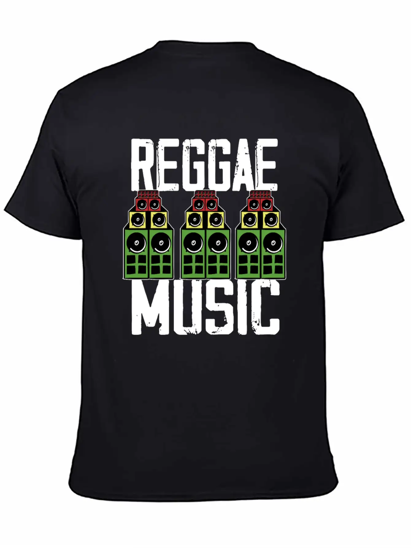Reggae Music Jamaica Rasta Unisex Casual T-Shirt – Clean Design For Daily Comfort