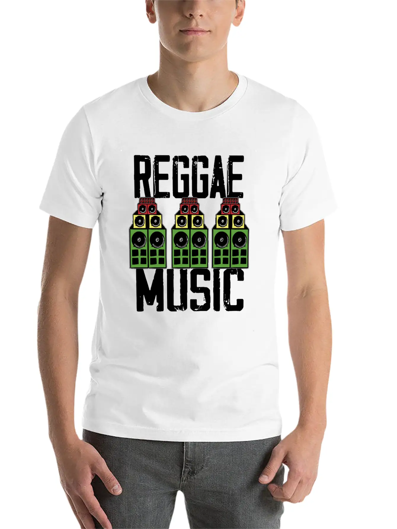 Reggae Music Jamaica Rasta Unisex Casual T-Shirt – Clean Design For Daily Comfort