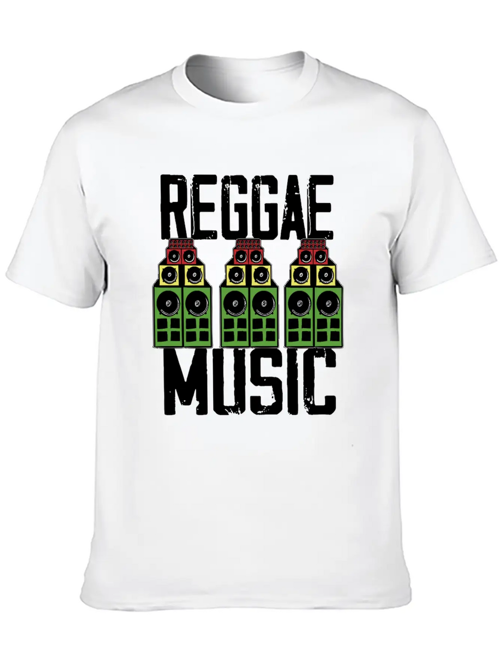 Reggae Music Jamaica Rasta Unisex Casual T-Shirt – Clean Design For Daily Comfort