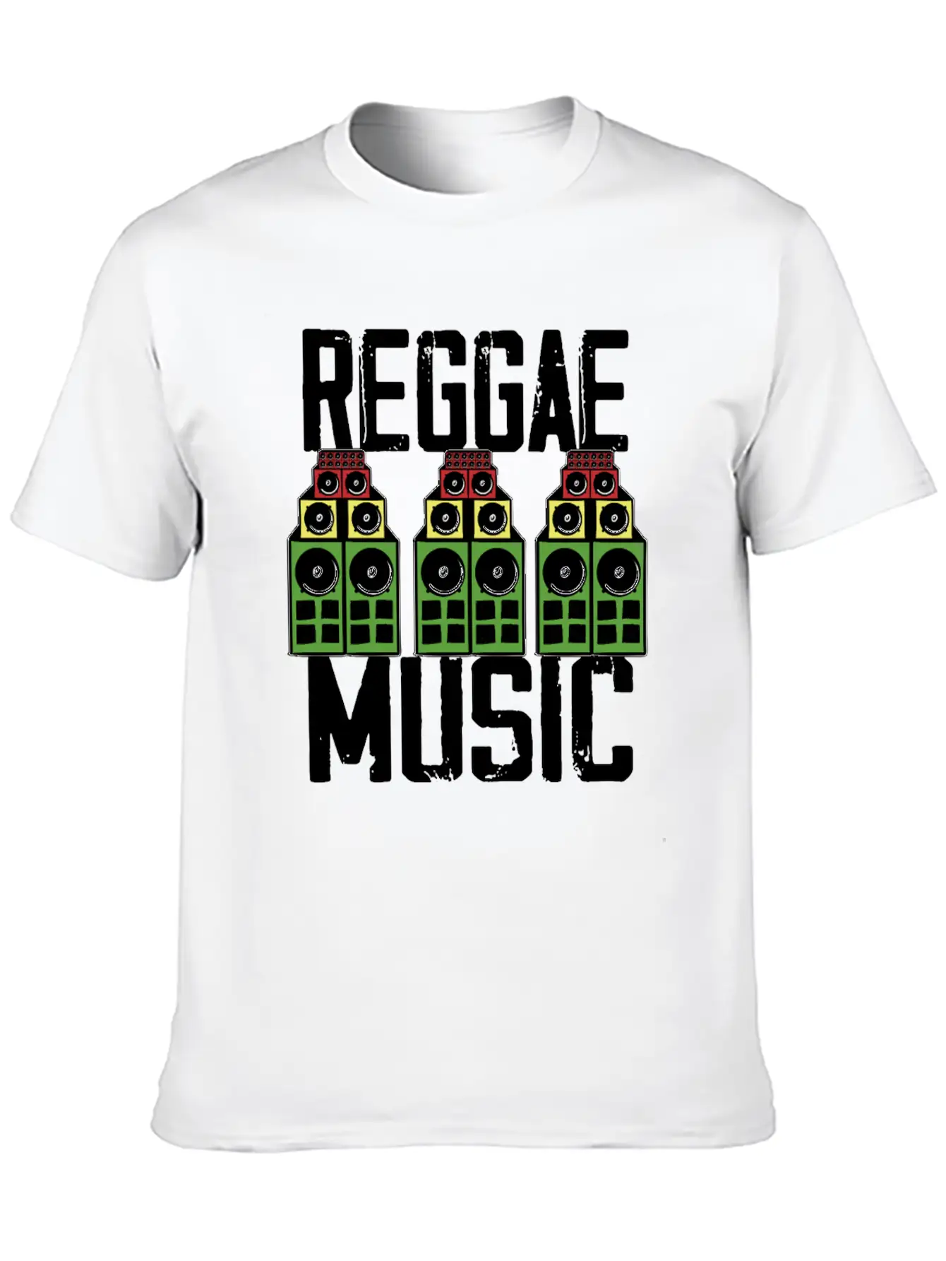 Reggae Music Jamaica Rasta Unisex Casual T-Shirt – Clean Design For Daily Comfort
